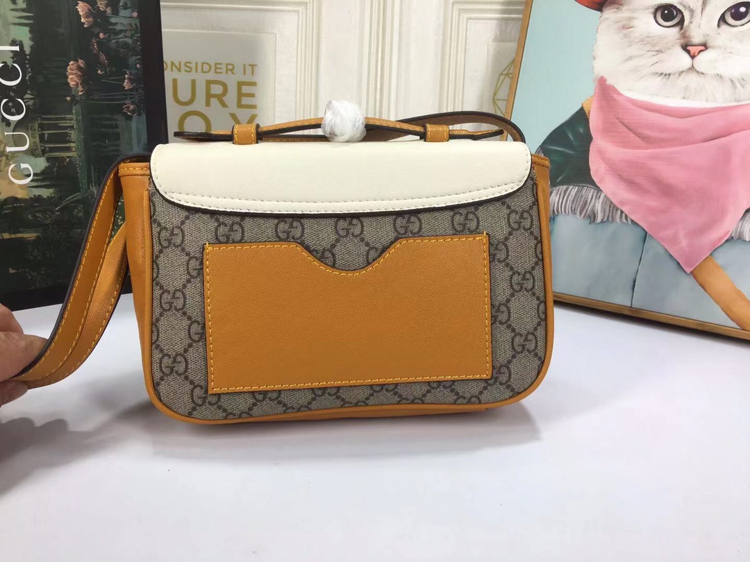 Replica Gucci Padlock Mini Bag Black/White1:1High-quality replica