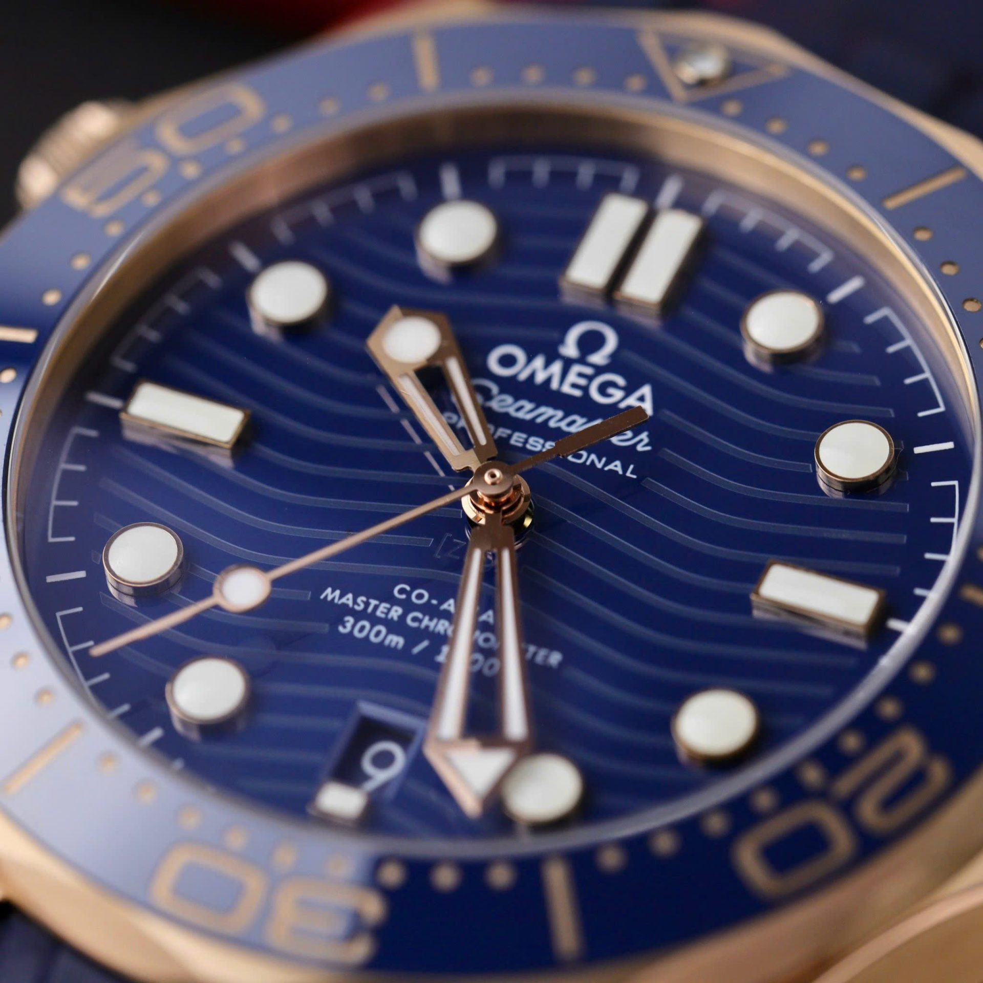 Omega Seamaster Diver 300M Good Imitation Watches Blue Dial Rubber Strap VS Factory 42mm - Top club