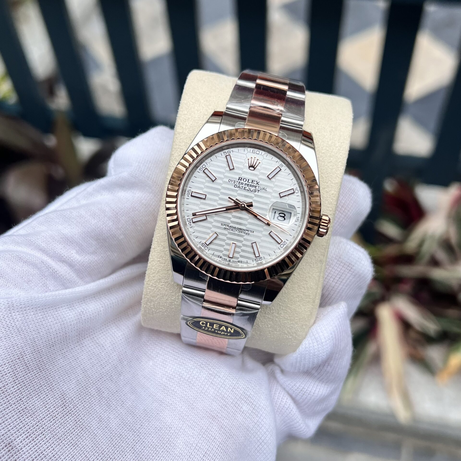 Rolex Replica Watch DateJust 126331 White Brick Dial Metal Strap 41mm - Elite Watch Atelier