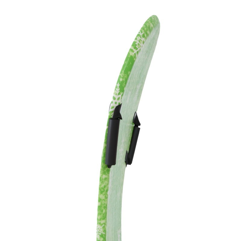 Premium Long Length Freestyle Ski Sleigh Board-Durable Child Outdoor Sport Gear for Grass & Snow Skiing Sandwich