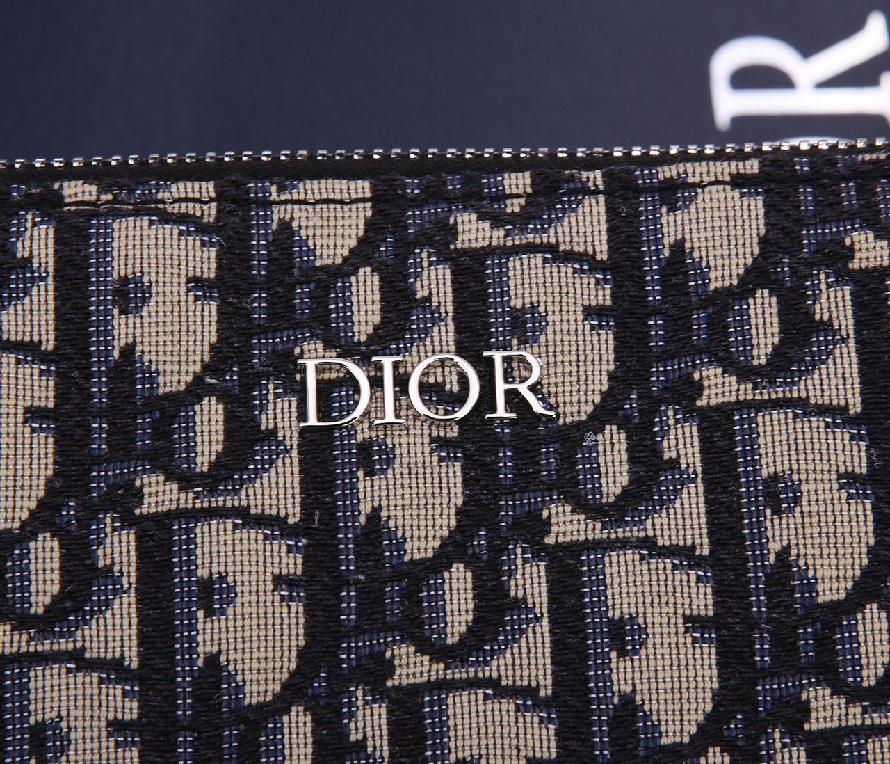 Oblique Jacquard Pouch Black/BeigeFor Women‎ 12in/30cm CD 2OBCA251YSE_H03E1:1High-quality replica