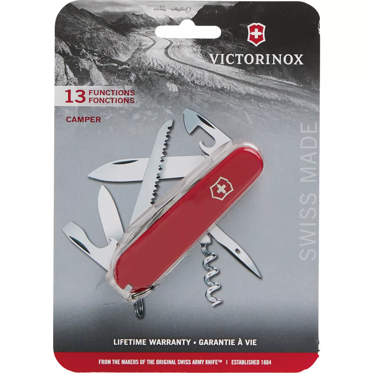 Victorinox Camper 13-Function 3-1/2 In. Red Swiss Army Knife
