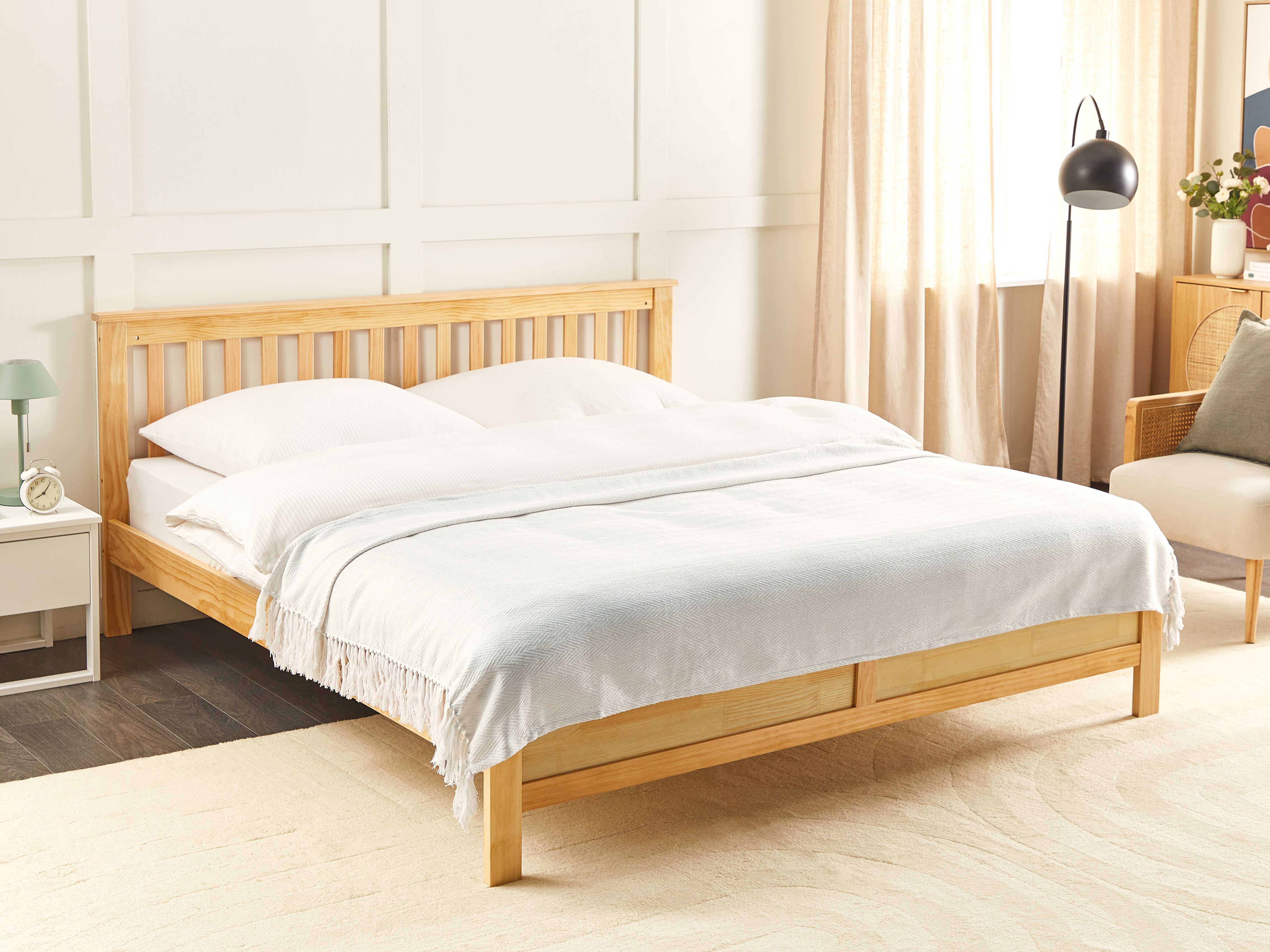 Blanket AMPARA Cotton 220 x 240 cm Off-White