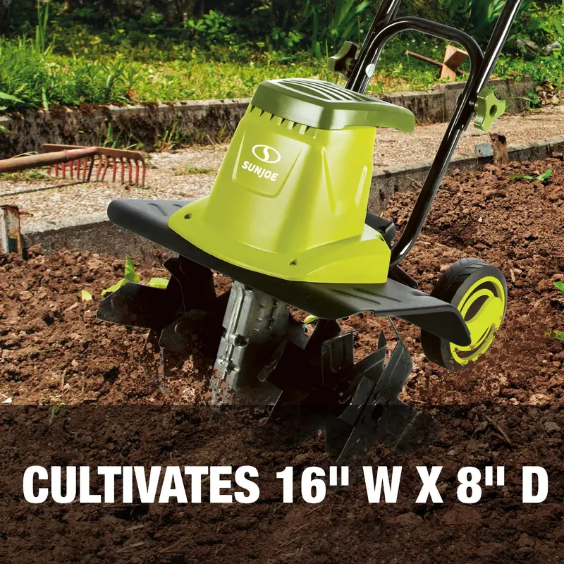 Sun Joe Electric Garden Tiller Cultivator, 16-Inch, 13.5-Amp - TJ604E - Image 4 Sun Joe Electric Garden Tiller Cultivator, 16-Inch, 13.5-Amp - TJ604E - Image 4