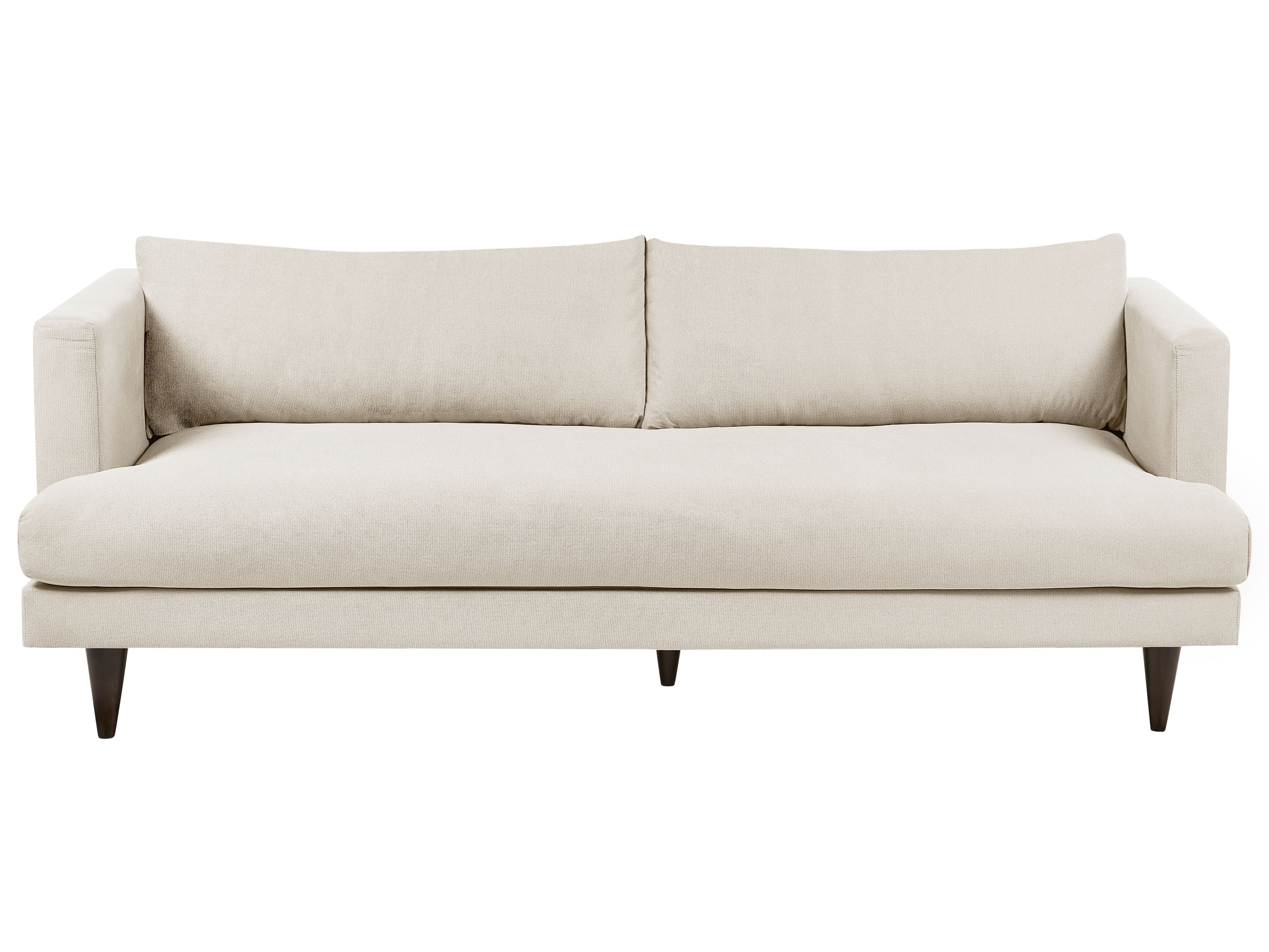 Sofa 3 Seater JARPEN Fabric Light Beige