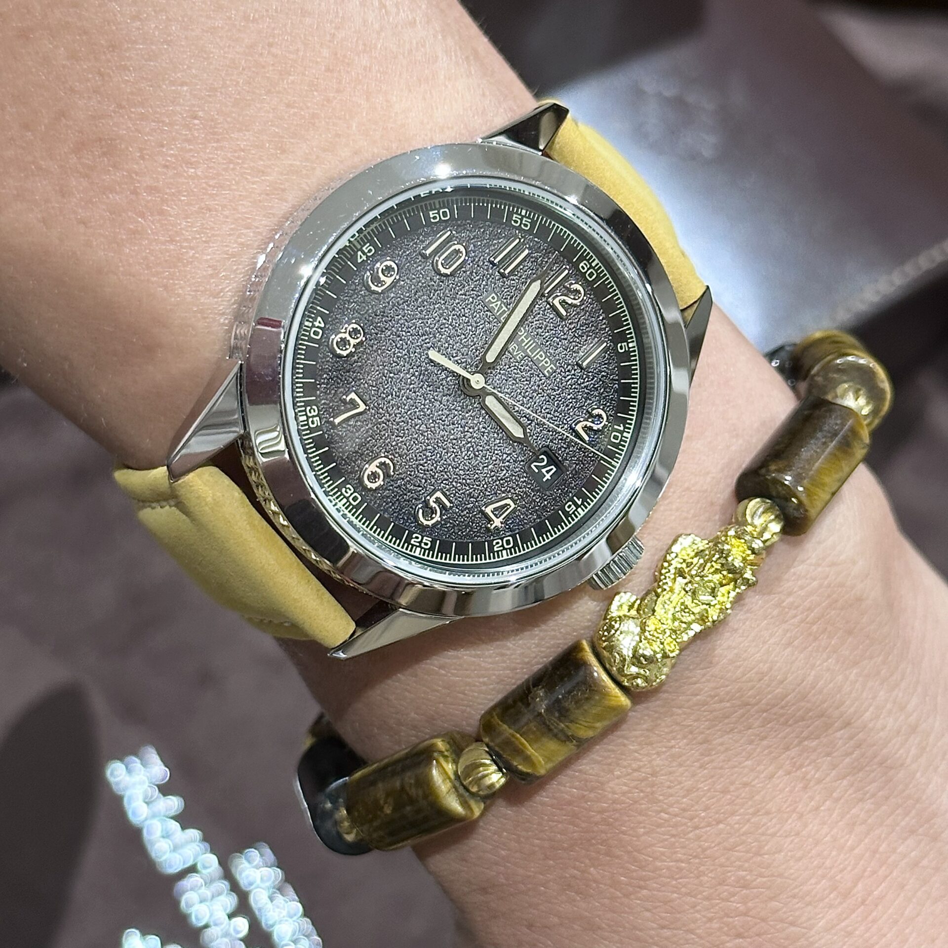 Patek Philippe Calatrava 5226G Best Replica Watch Leather Strap 40mm - Top club