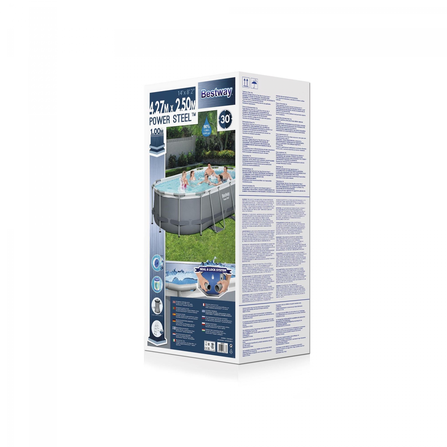Piscina Tubular Oval 427x250x100 cm
