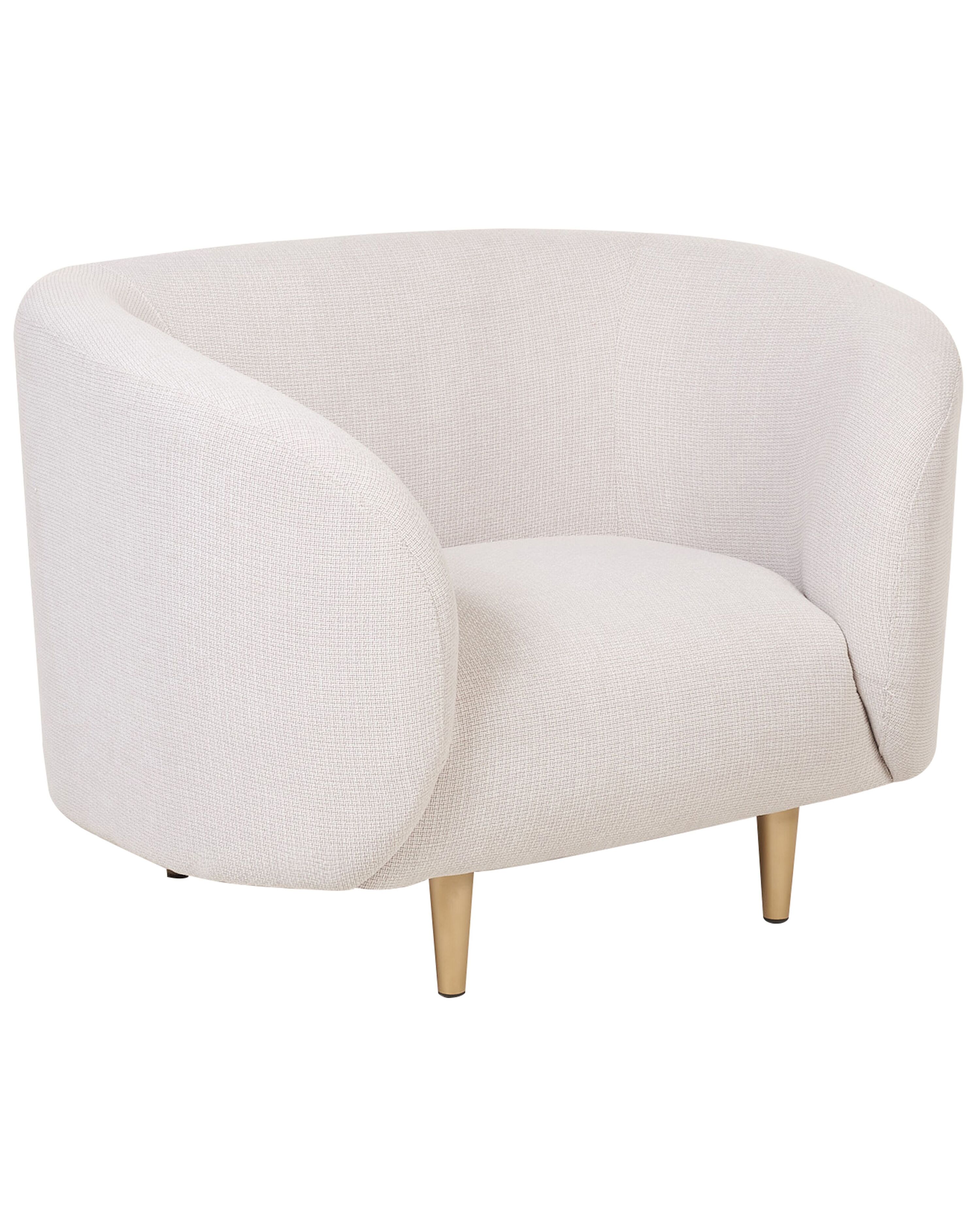 Armchair LOEN Fabric Light Beige