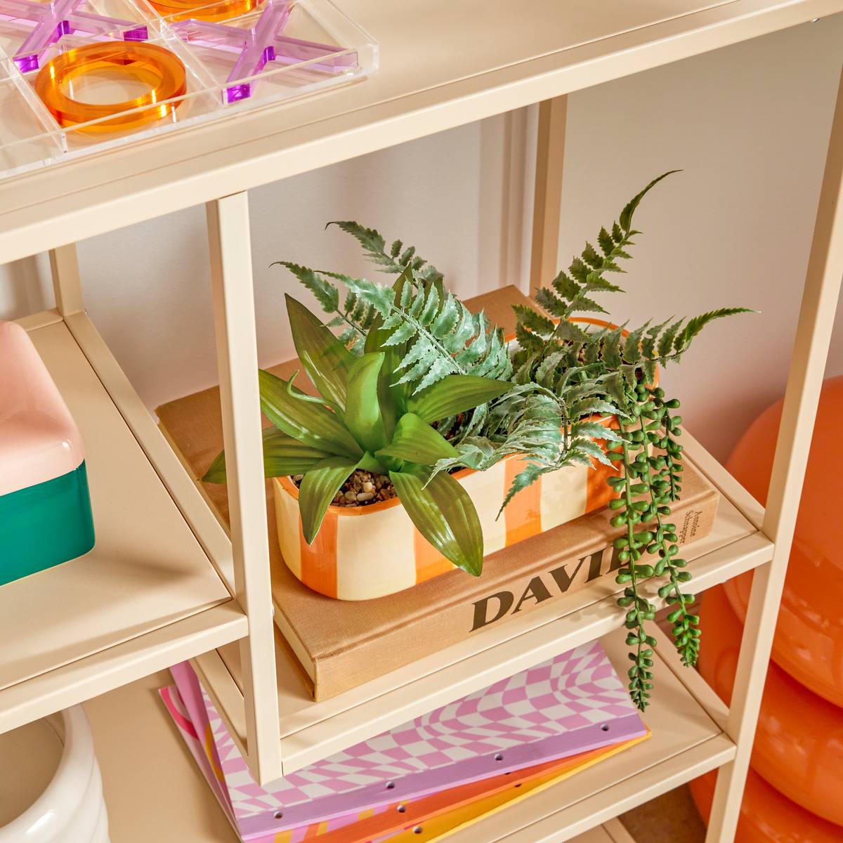 Artificial Plant "Pool" Stoneware (ceramic), H.24 cm