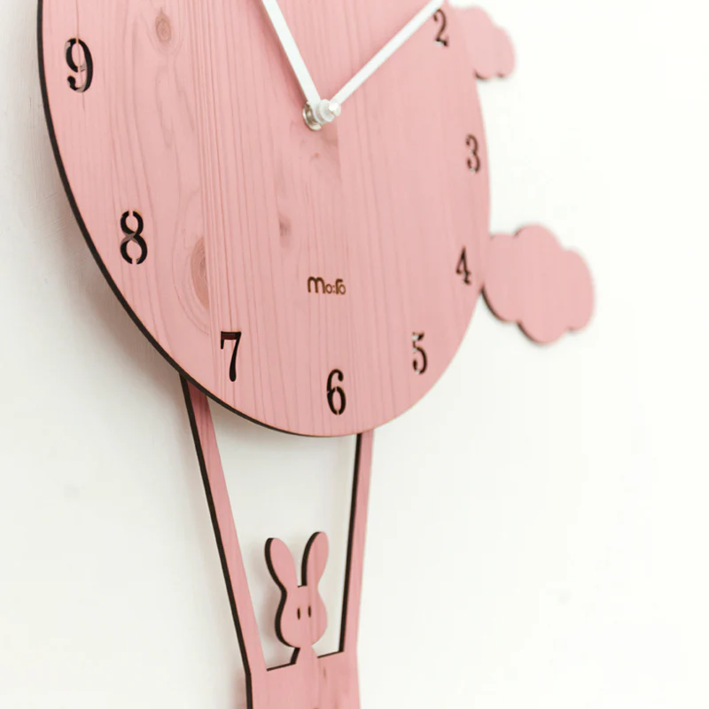Swing Creative Cartoon Wall Clock