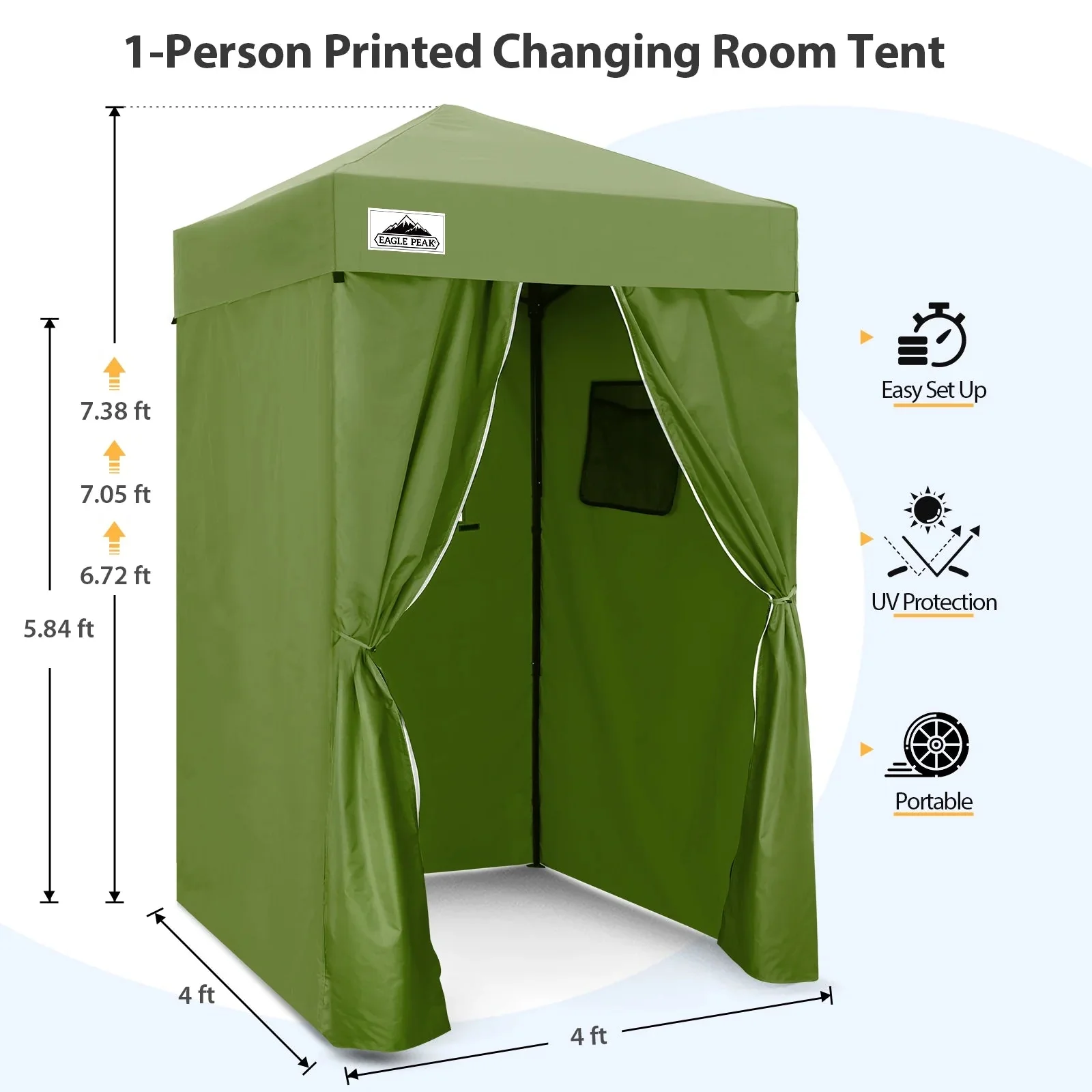 EAGLE PEAK Ultra Compact 4 ft x 4 ft Pop-Up Changing Room Canopy - Flex - Image 178 EAGLE PEAK Ultra Compact 4 ft x 4 ft Pop-Up Changing Room Canopy - Flex - Image 178