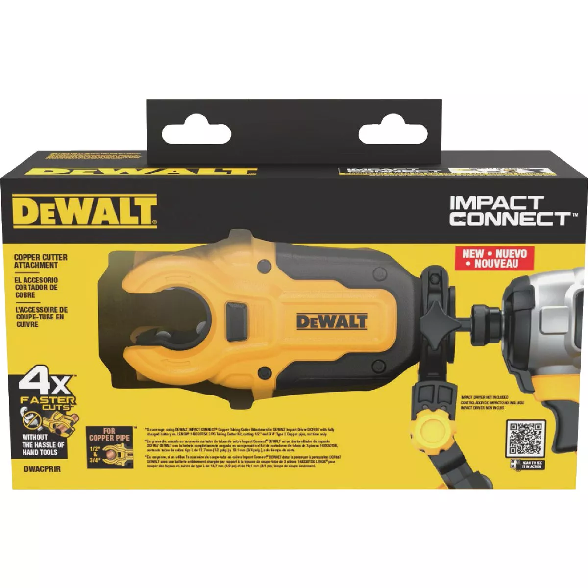 DEWALT IMPACT CONNECT Copper Pipe Cutter Attachment