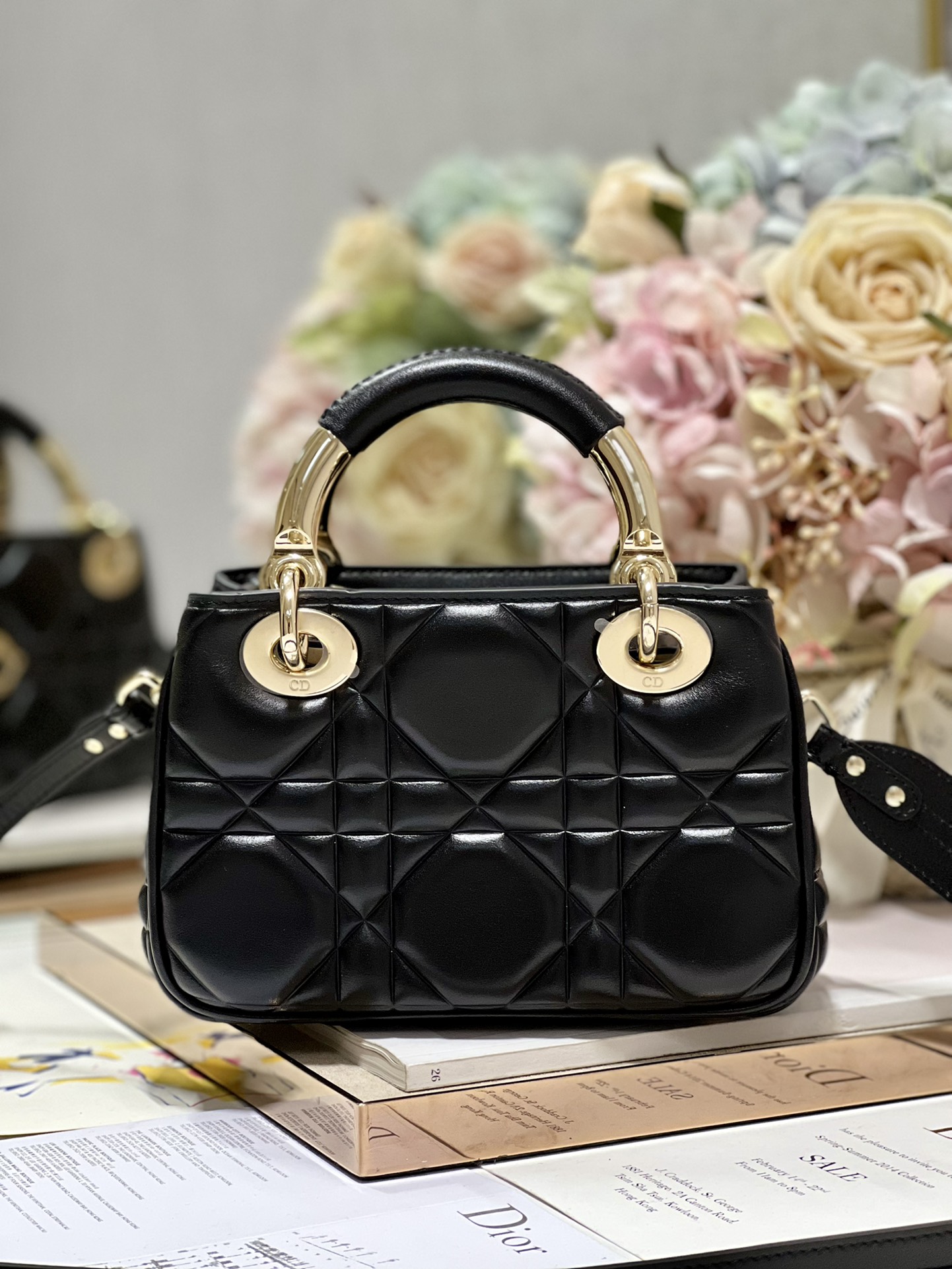 The Lady 95.22 Bag Black/White/Grey/Green For Women 7.5in/ 19cm1:1High-quality replica