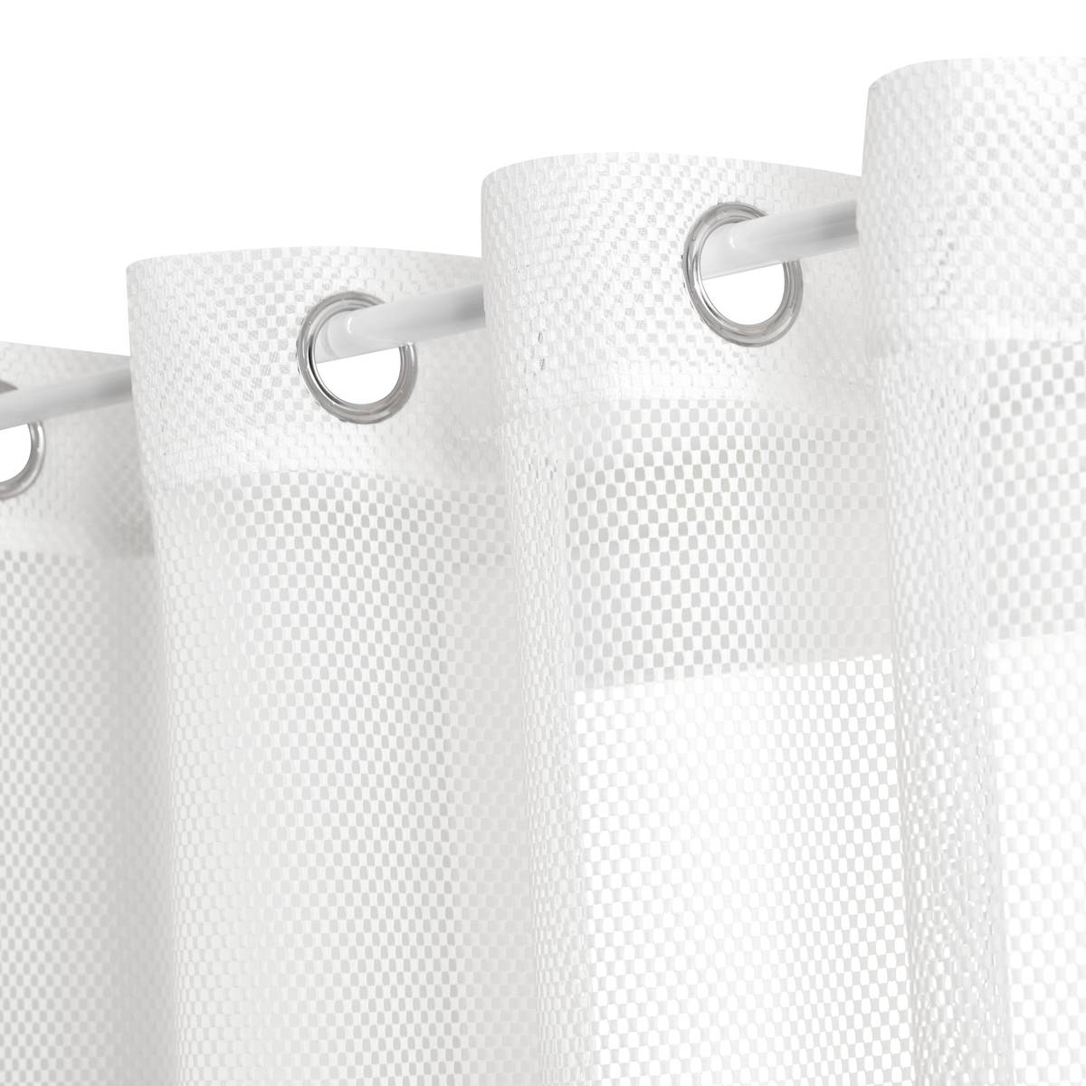 Sheer Curtain "Zina" White, 240x140 cm