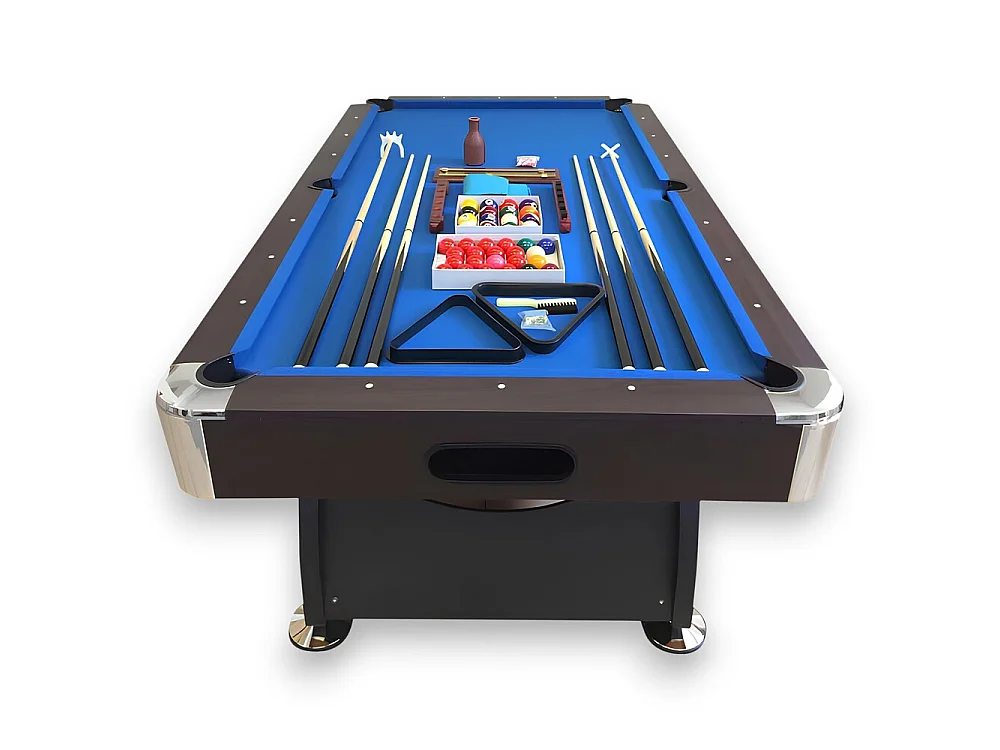 Table de billard 8 pieds avec accessoires complets – Viper Blue
