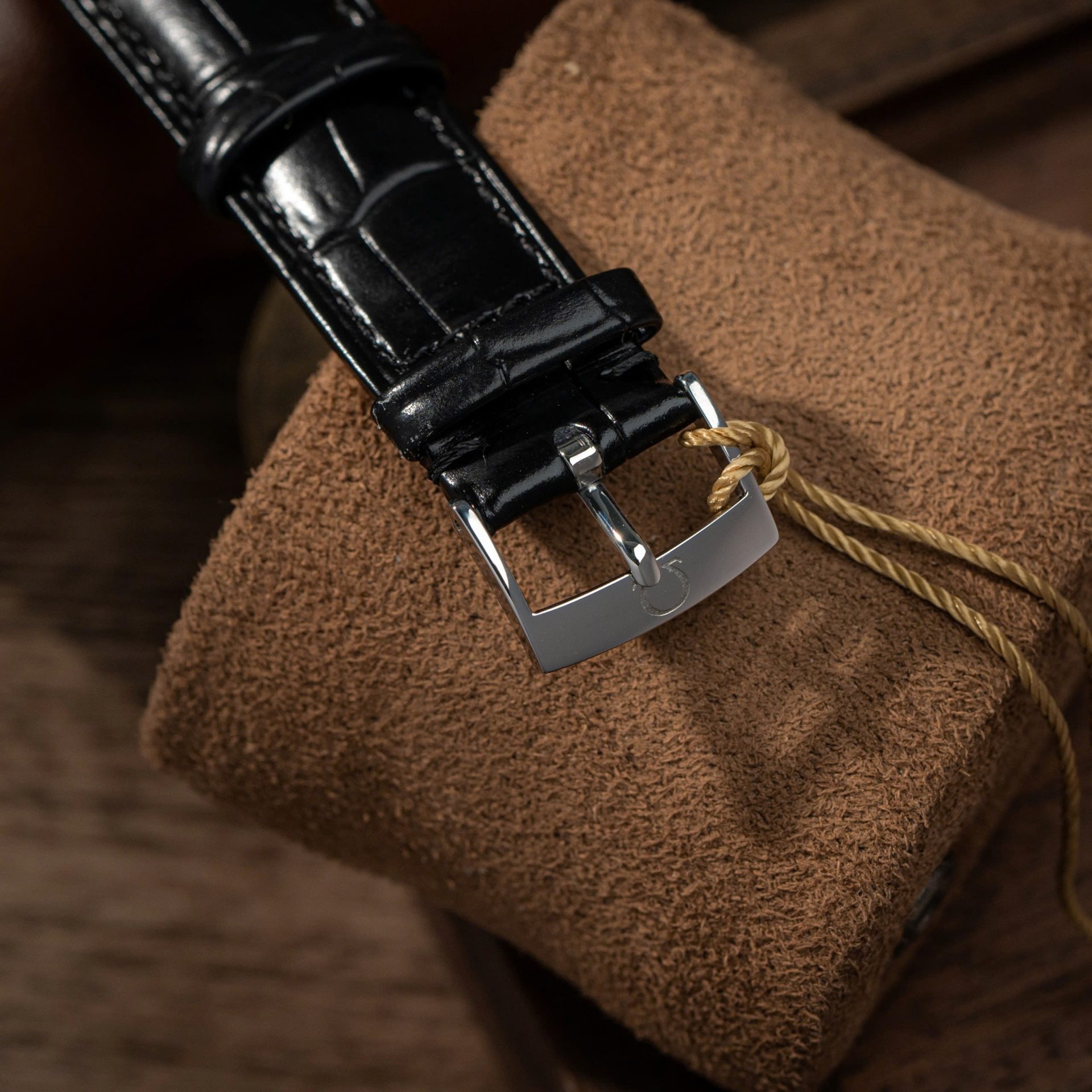 Omega De Ville Prestige Power Reserve Replica 11 Watches White Dial Leather Strap 39.5mm - Top club