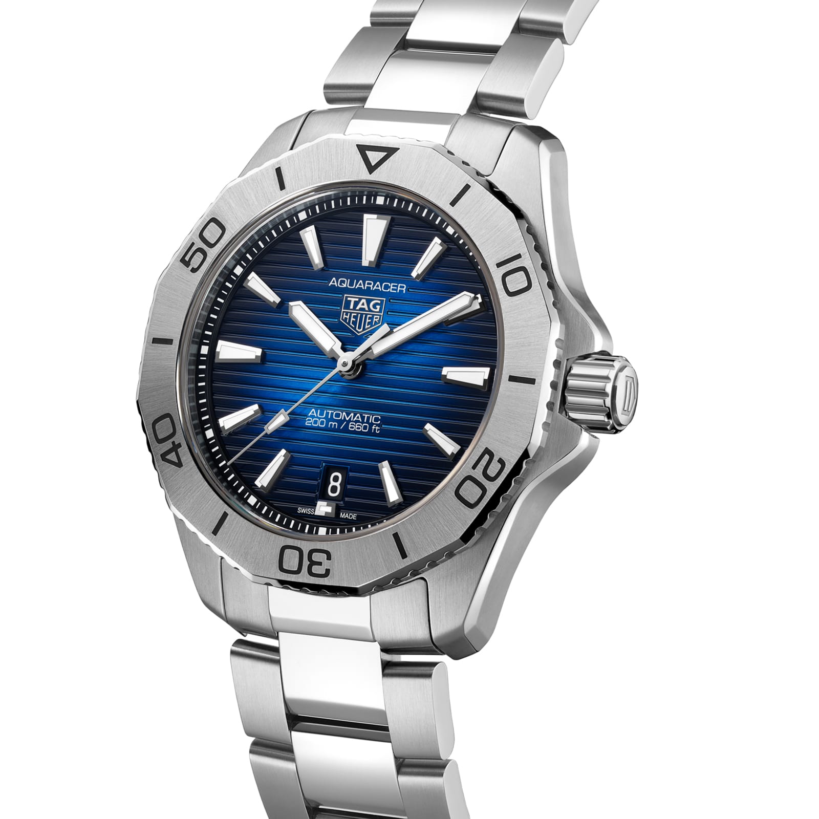 TAG Heuer Replica Watch Aquaracer Professional 200 Date Automatic 40 mm Steel(1:1 replica) - Elite Watch Atelier