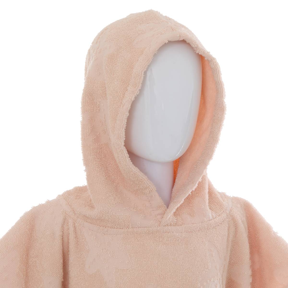 Children's bathrobe and washcloth "Orta" Pink, 55x1 cm