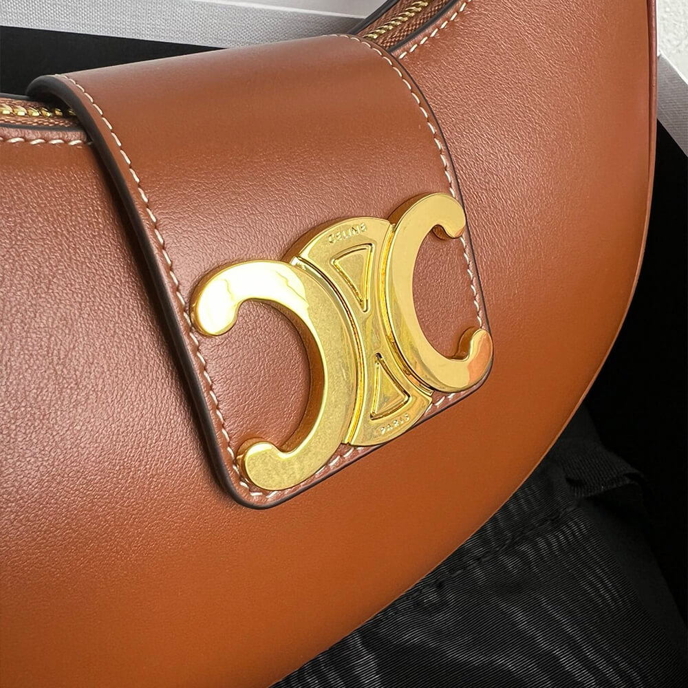 CELINE MEDIUM AVA TRIOMPHE BAG in Smooth Calfskin1:1High-quality replica