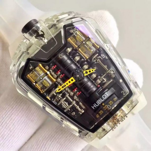 Replica Hublot MP-05 Laferrari Sapphire Limited Edition Skeleton Dial Yellow - Top club