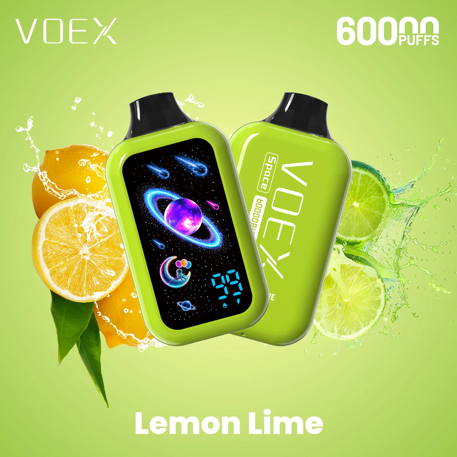 VOEX Wise/Space 60K jednorazowy e-papieros (wszystkie smaki)