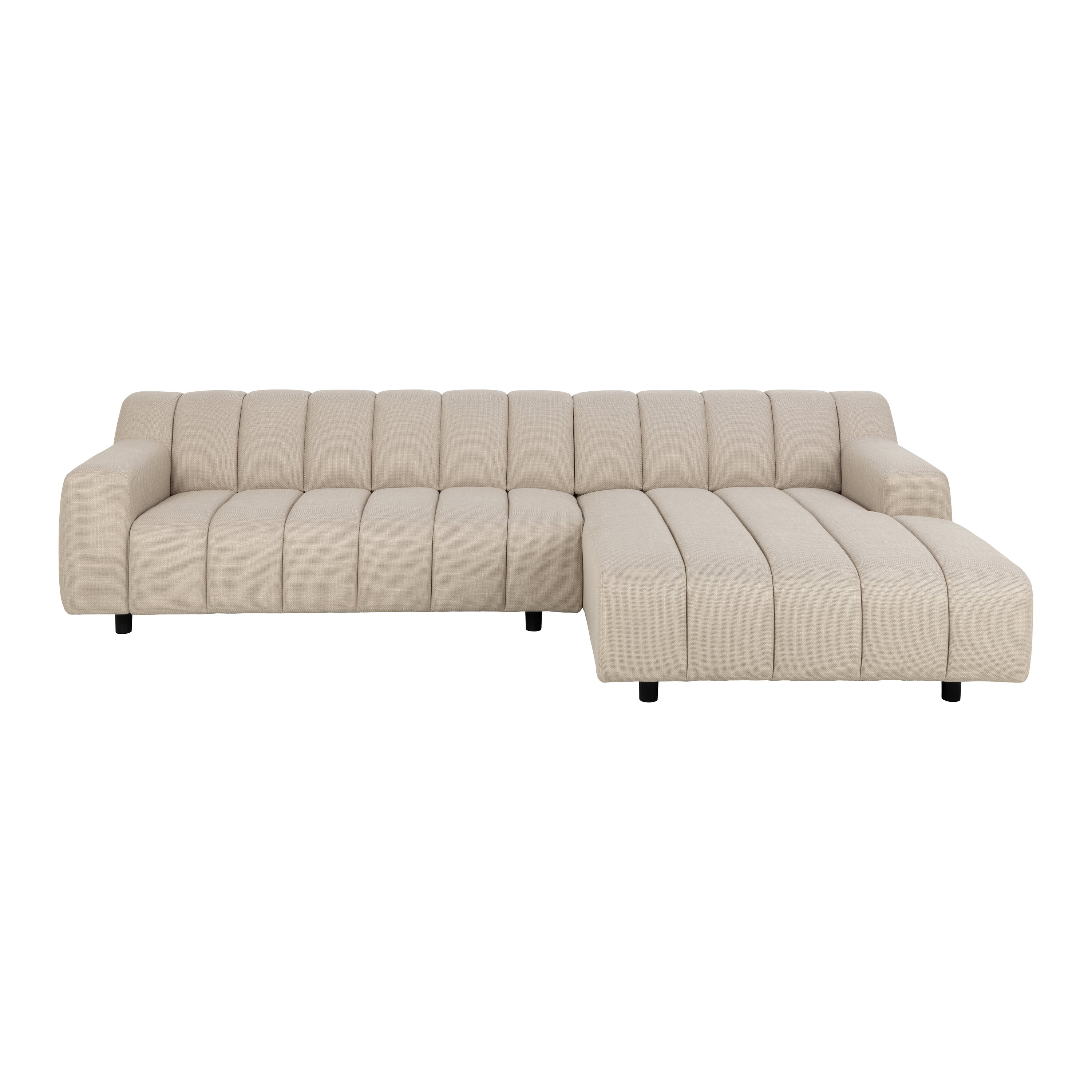 Blokker Cloud Hoekbank met Chaise Longue Rechts - Beige