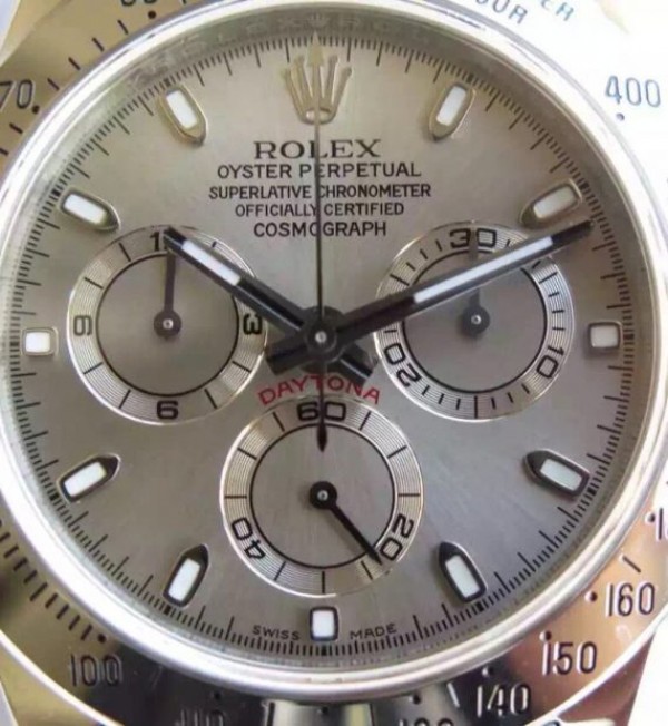 Replica Rolex Daytona 116509 Gray Dial SS Bracelet A4130 - Elite Watch Atelier