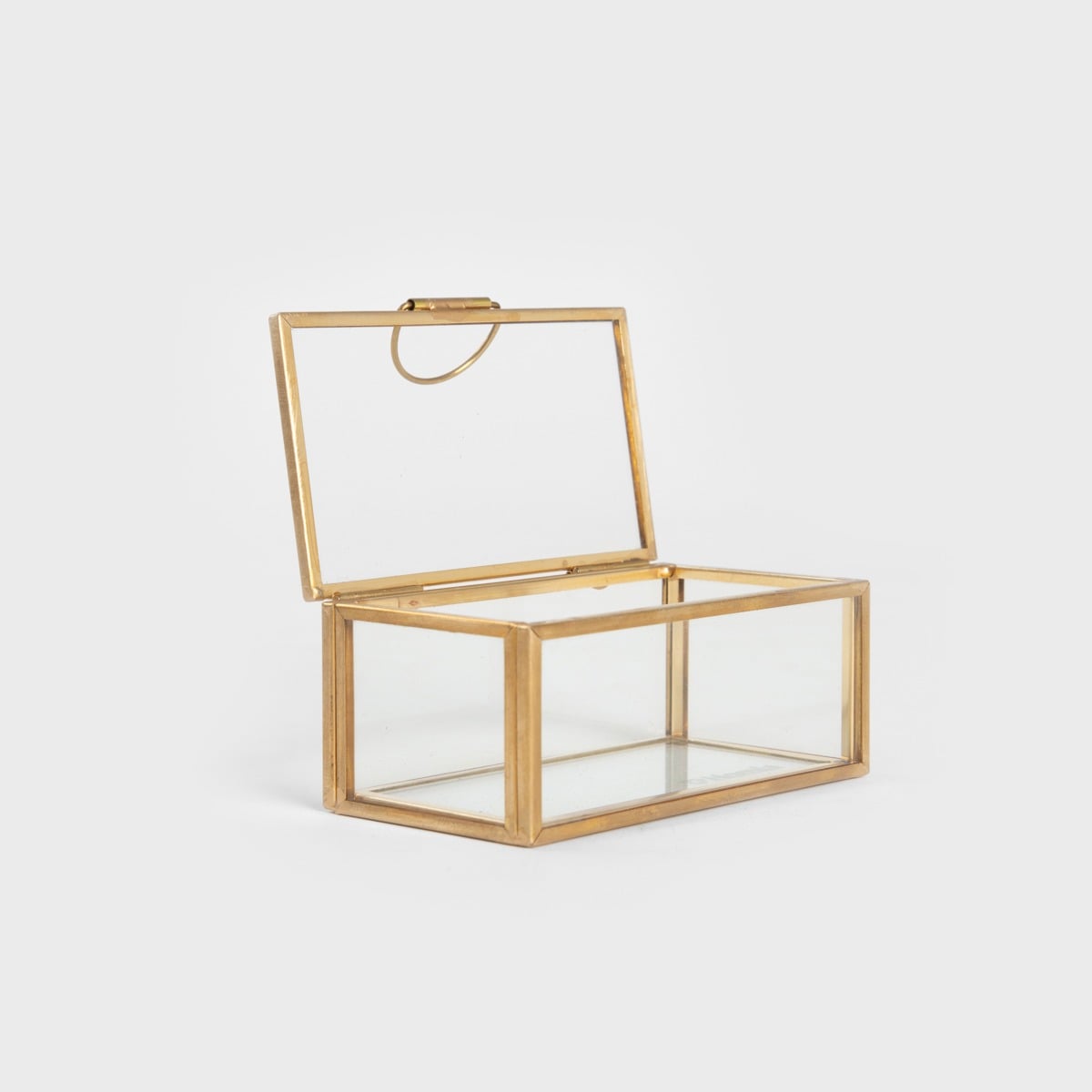 Szkatułka na biżuterię GRAZIA mini złota 9x4x5cm