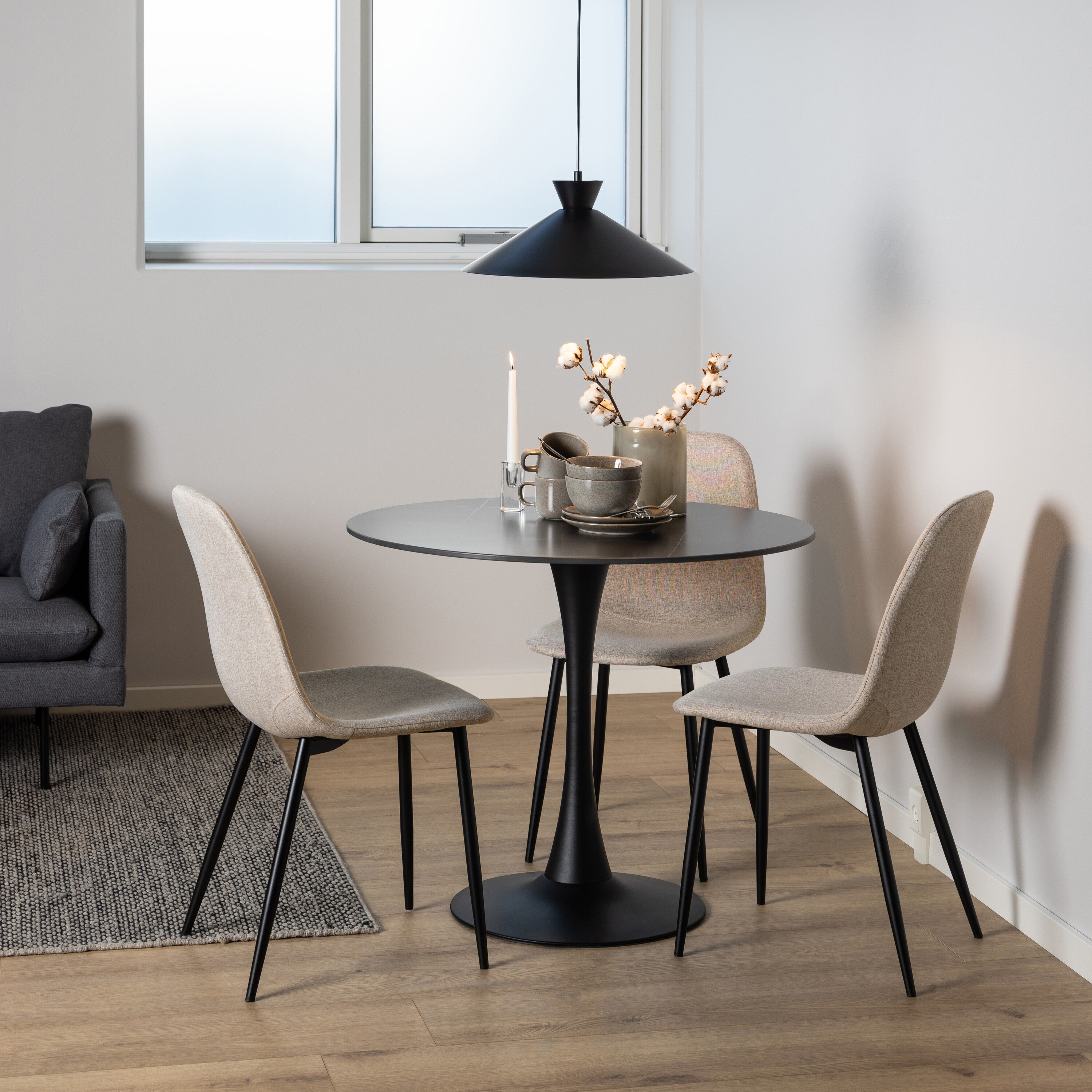 Blokker basic Julia Eetkamerstoel - Beige