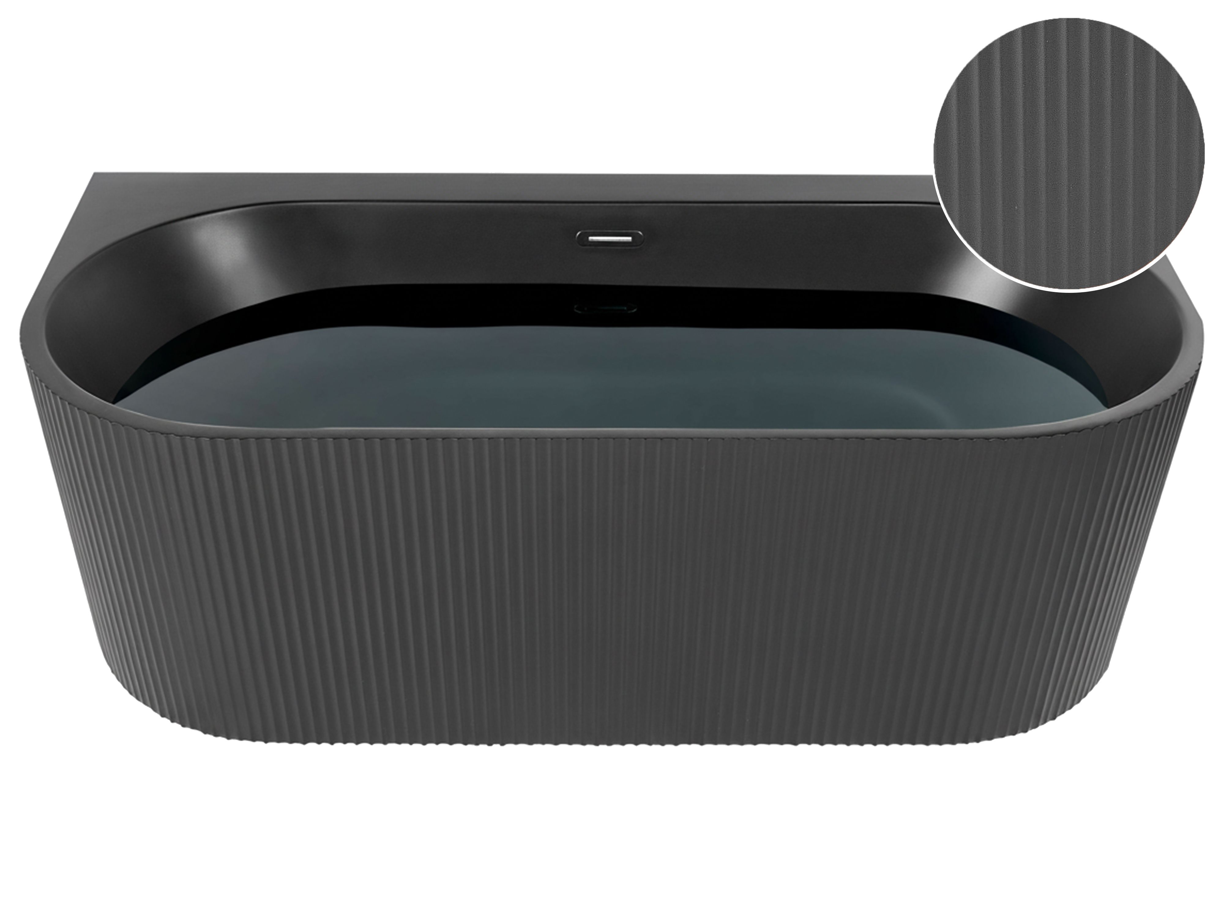 Bathtub GOCTA 1700 x 800 mm Black