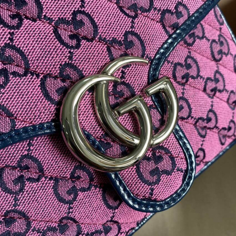 Replica Gucci Gg Marmont Multicolor Mini Top Handle Bag 5835711:1High-quality replica
