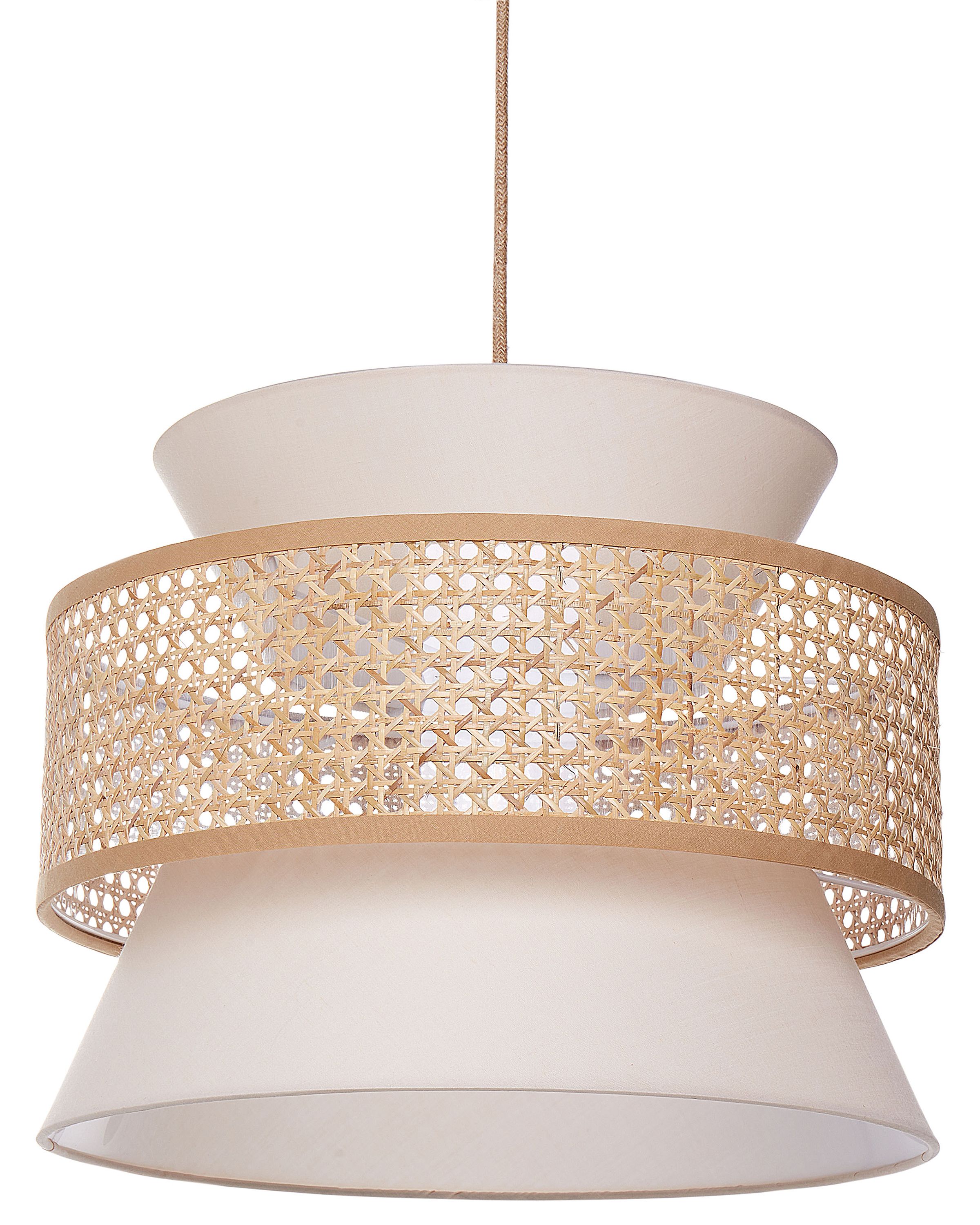 Pendant Lamp LUYANO Rattan Beige