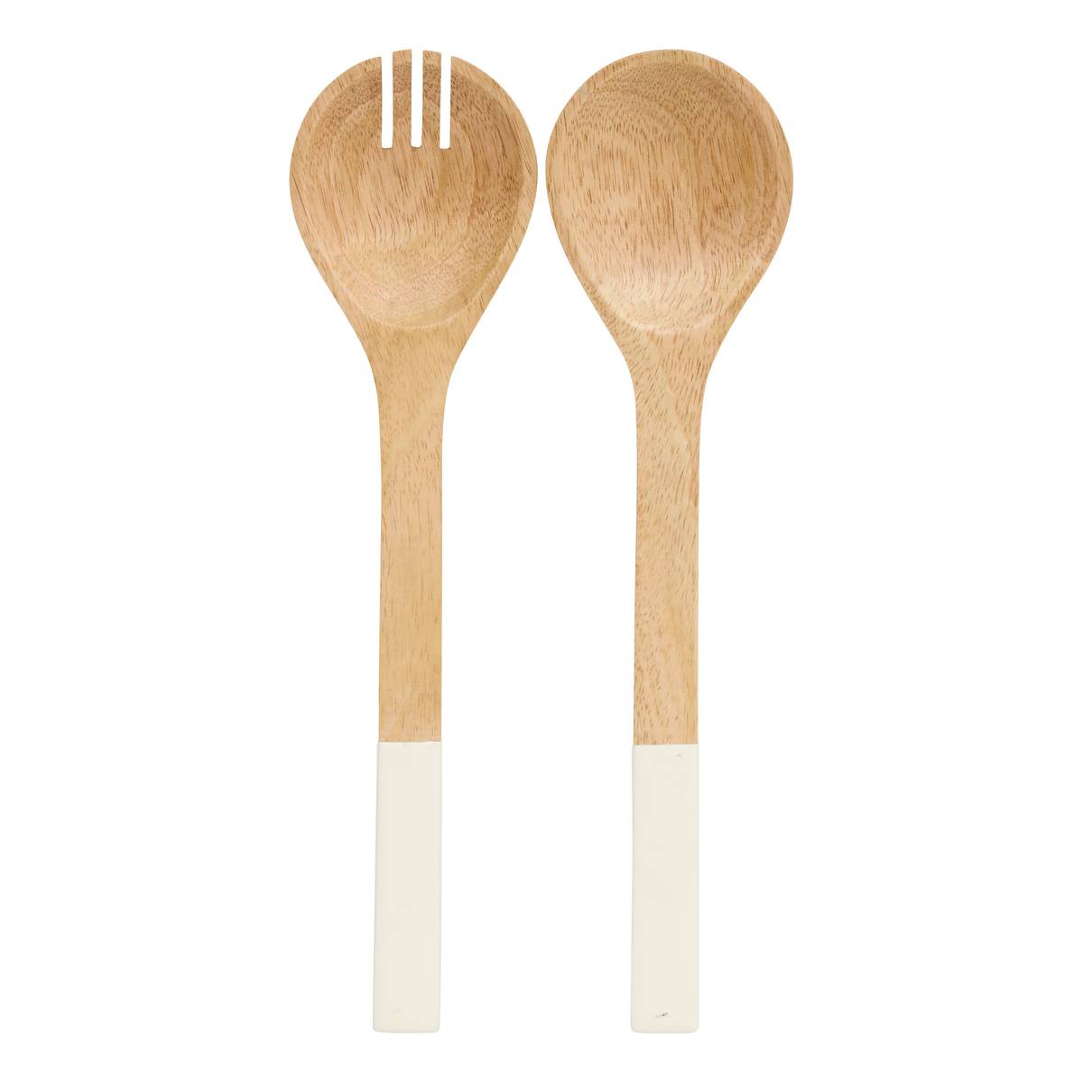Salad Servers "Inaya" Mango, White