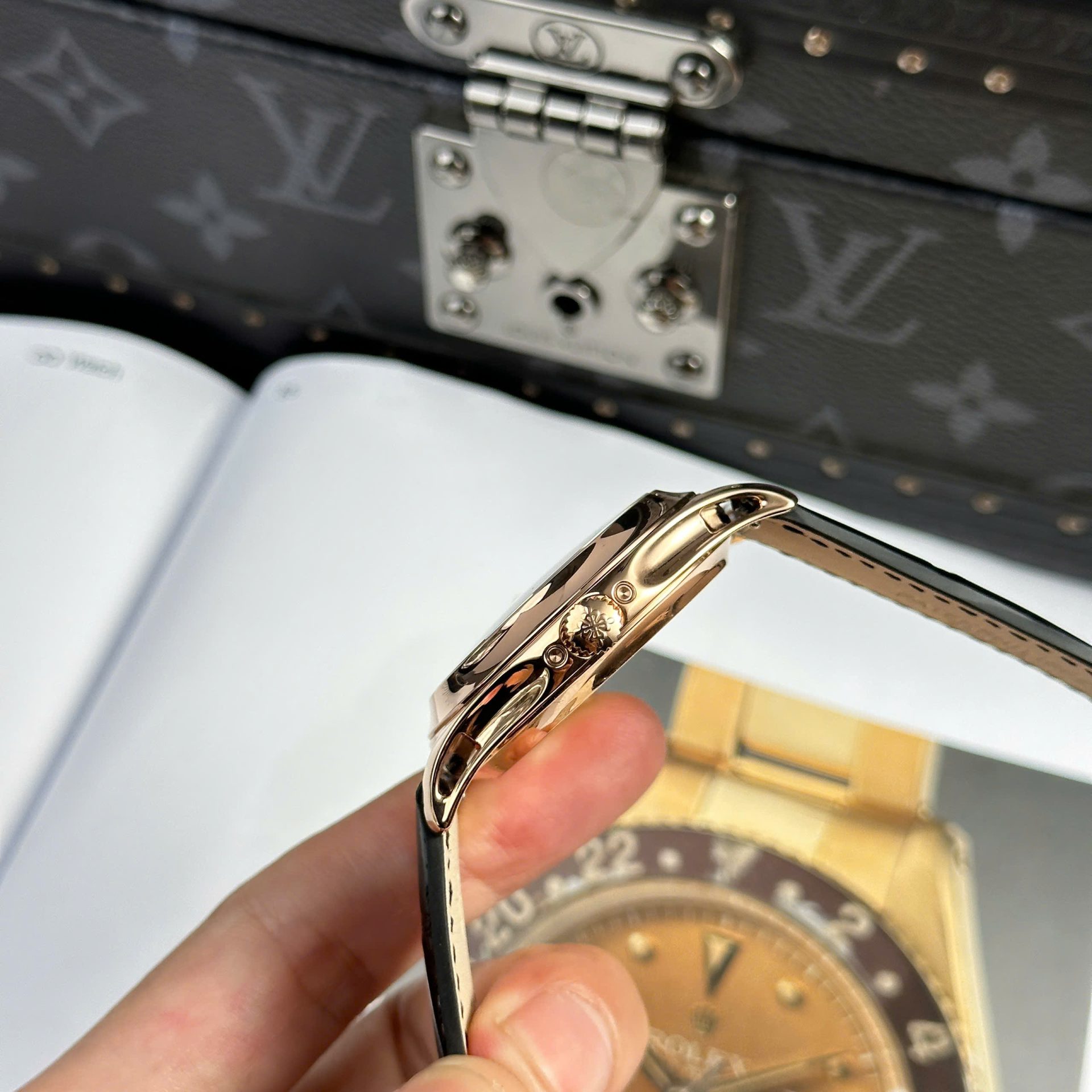 Patek Philippe Complications 5205R Replica 1:1 Watch Leather Strap 40mm - Top club