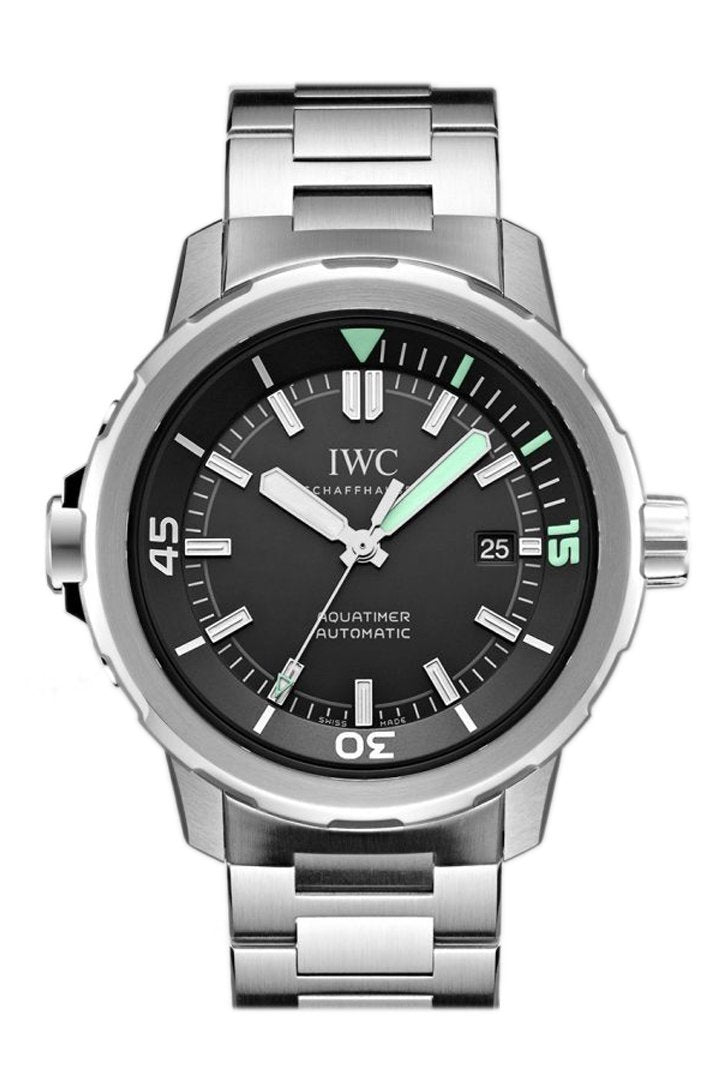 IWC Aquatimer  Black Dial Stainless Steel 42mm Men's Watch IW329002(1:1 replica) - Top club