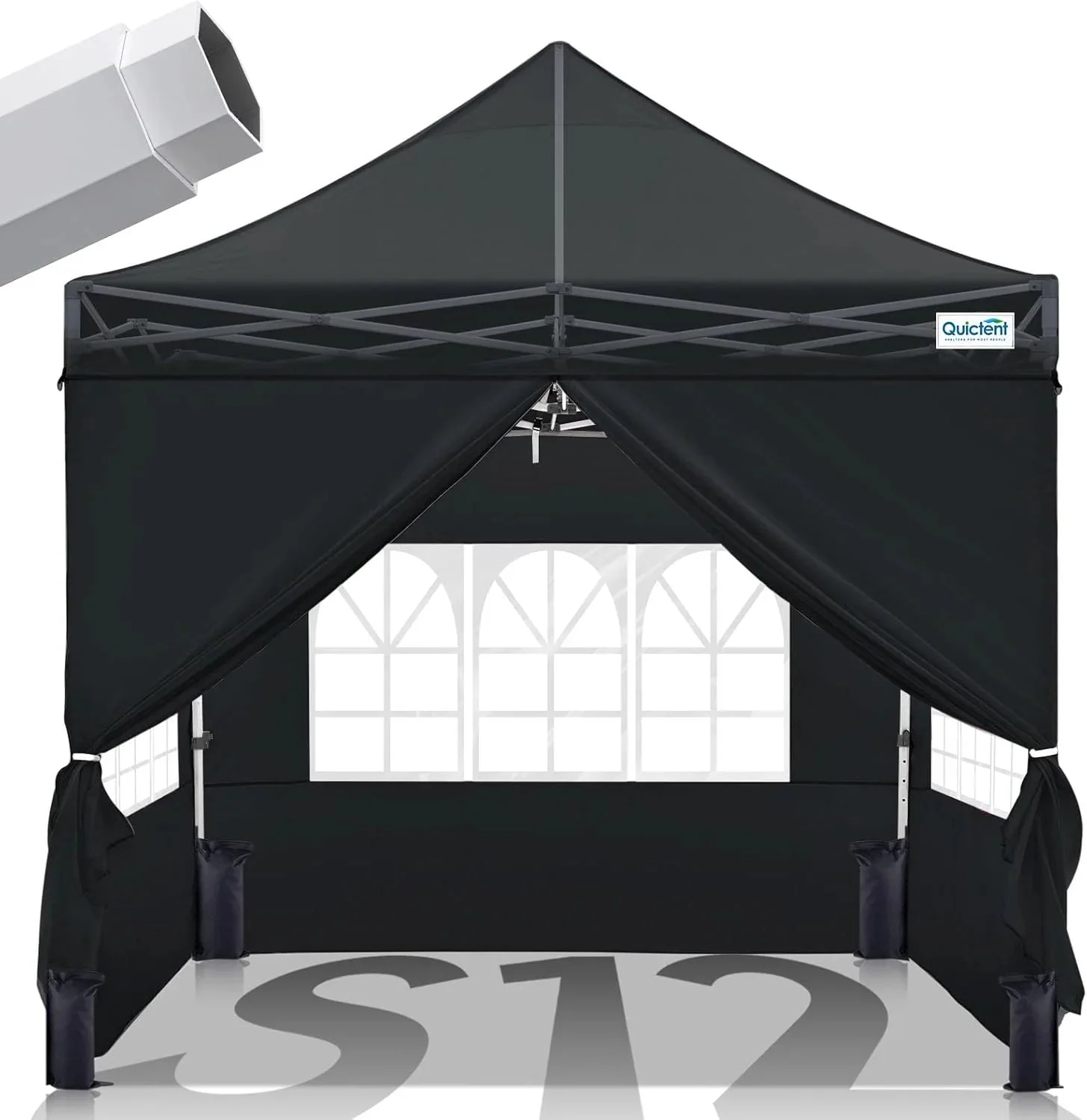 Quictent 10 x 10 ft Pop-Up Canopy Tent With Reflective Top, Fluorescent Rope And Vented Top - Image 29 Quictent 10 x 10 ft Pop-Up Canopy Tent With Reflective Top, Fluorescent Rope And Vented Top - Image 29
