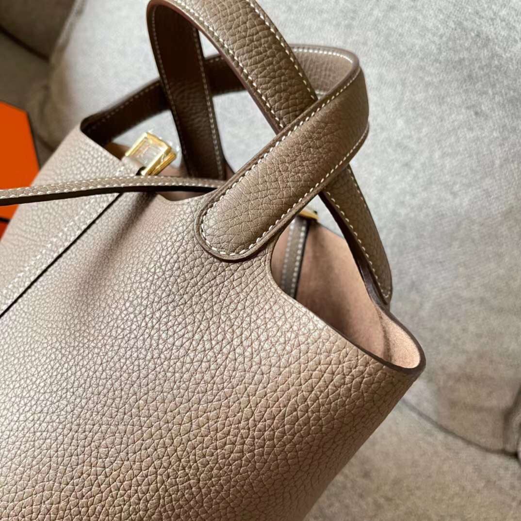 Hermès Picotin Leather 18cm Bag1:1High-quality replica