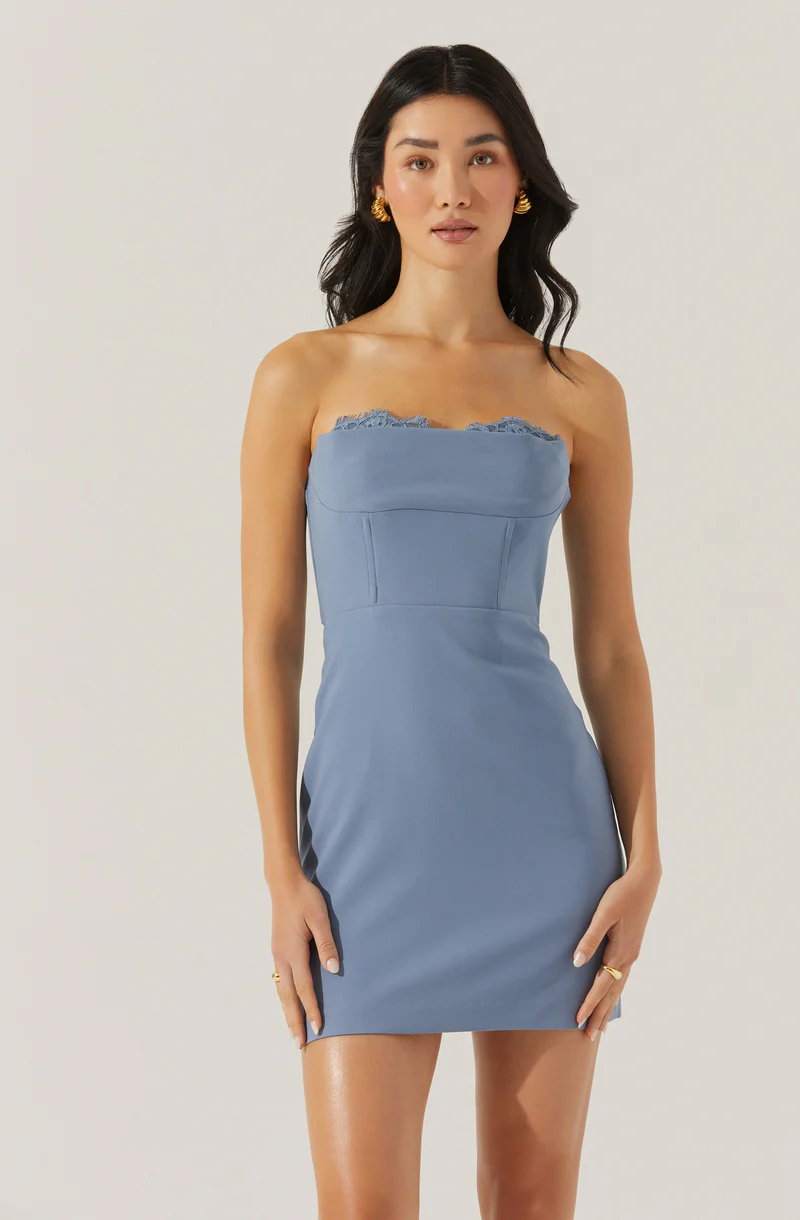 Melani Lace Peekaboo Dress