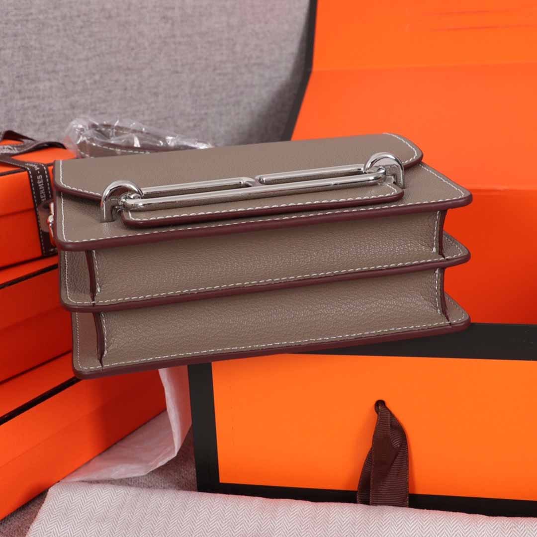 Replica Hermes Aaa-Roulis Mini Bag 18Cm/22Cm1:1High-quality replica