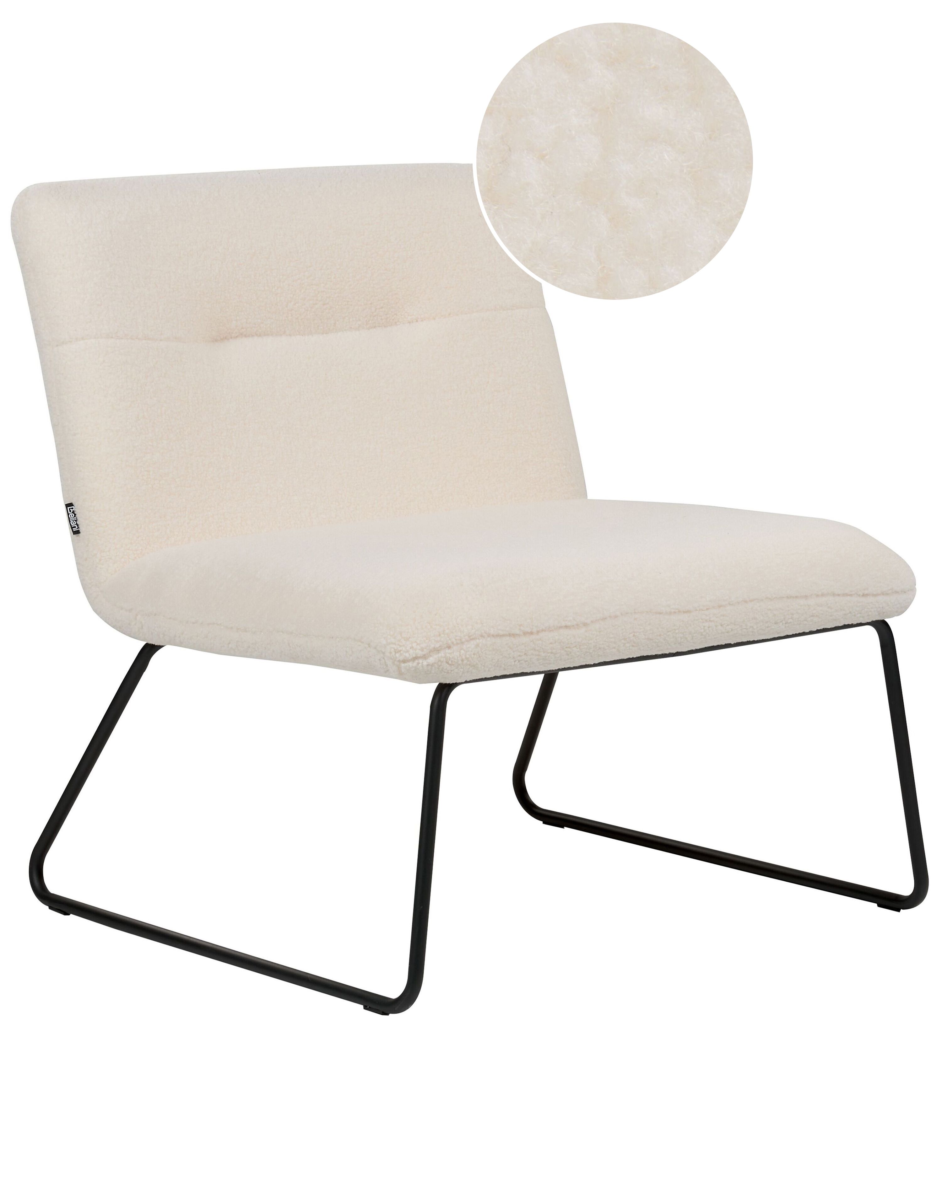 Armchair COTULLA Boucle White