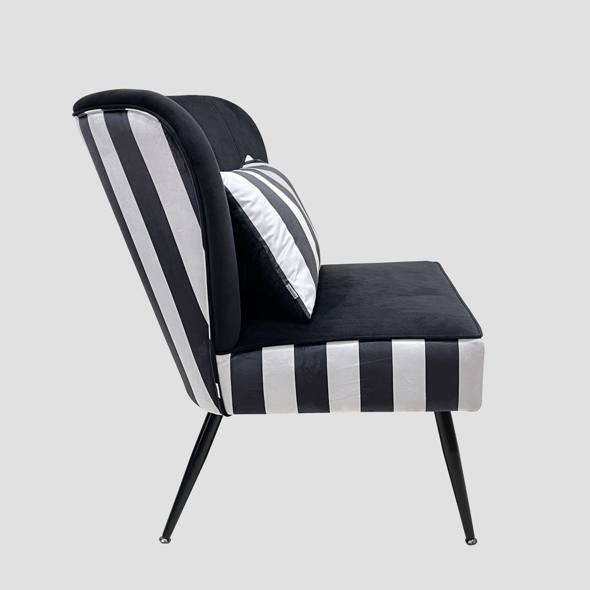 Fotel ELOYA czarny 71x75,5x86 cm