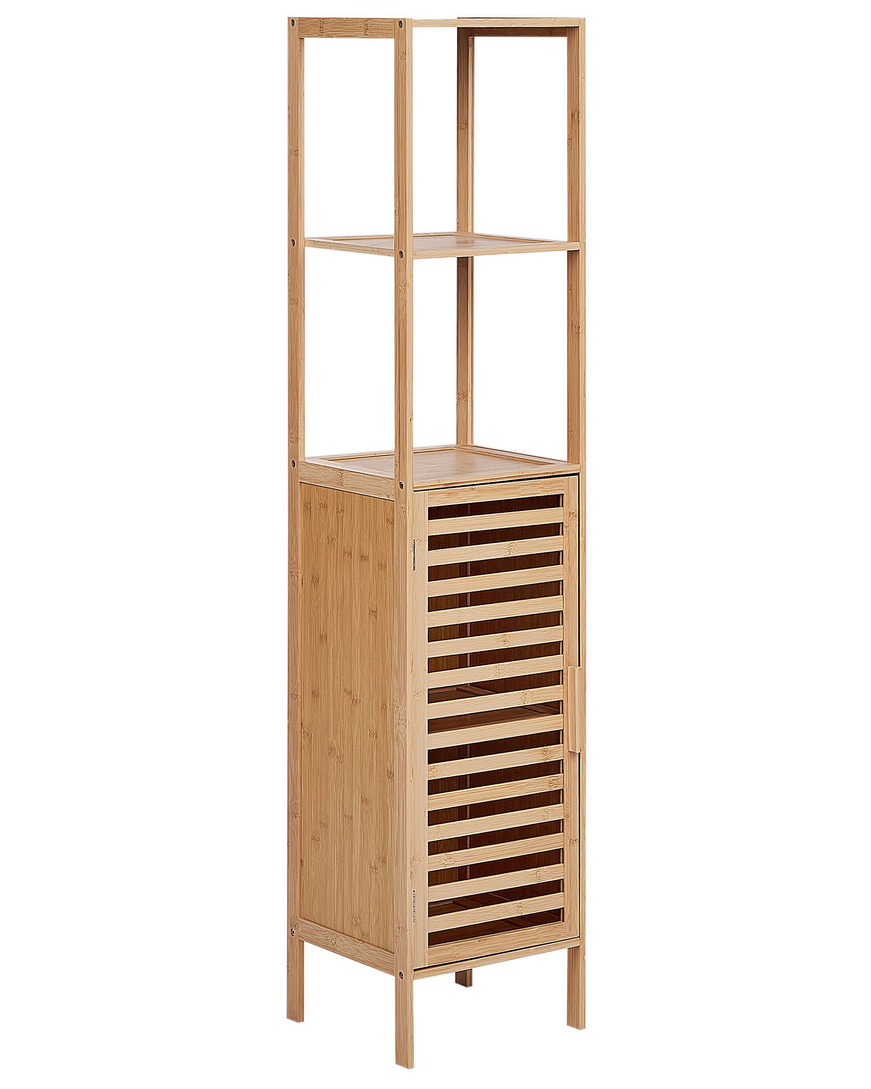 Shelving Unit OWASSO Bamboo Light Brown