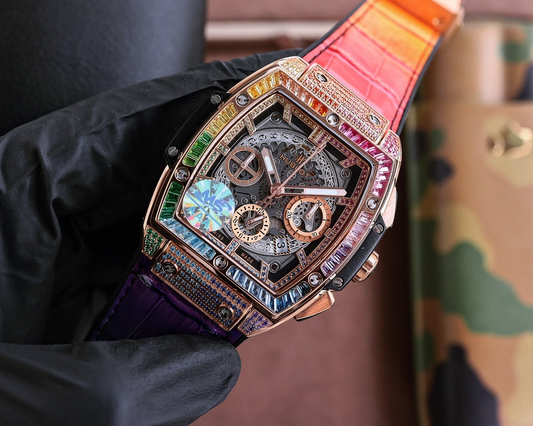 HUBLOT Spirit of Big Bang King Gold Rainbow 32mm(1:1 replica) - Top club