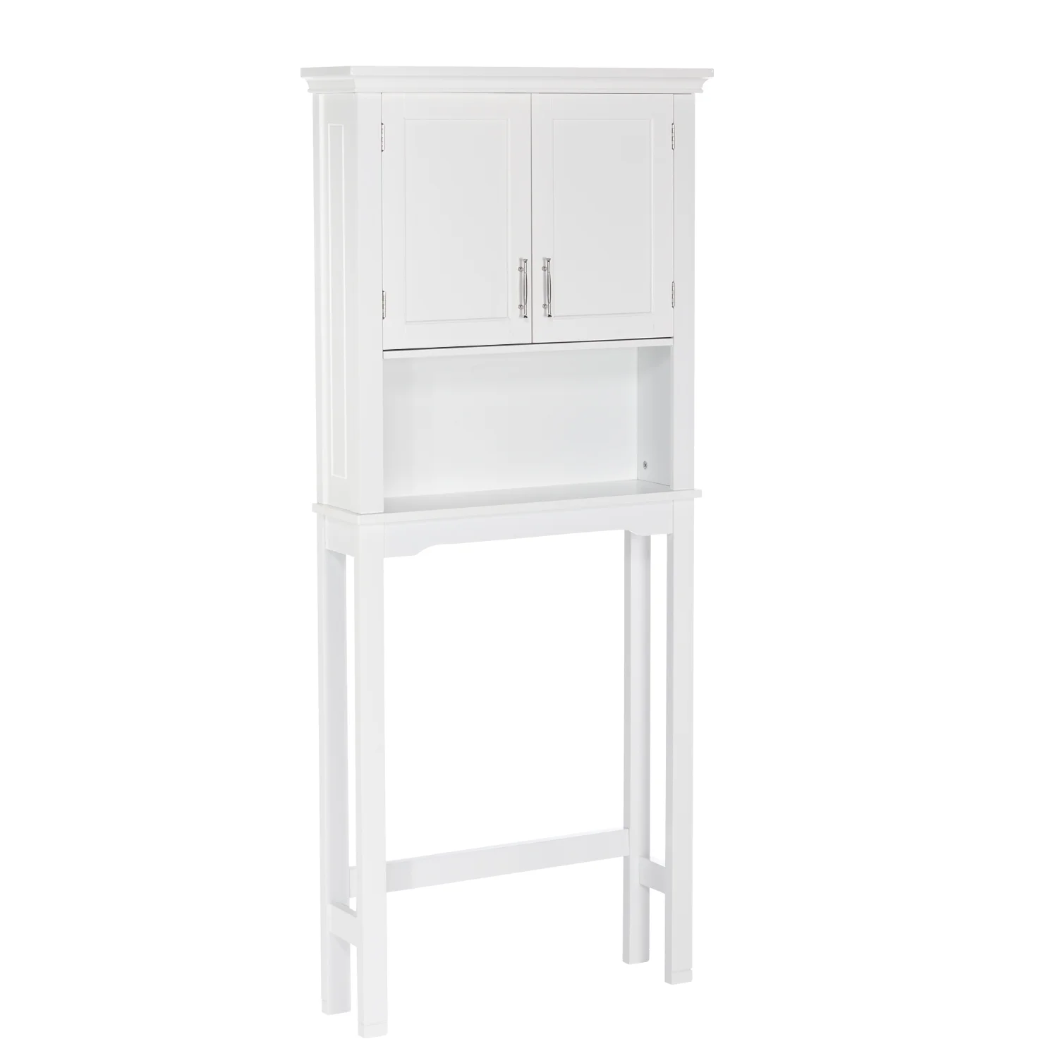 RiverRidge Somerset Over the Toilet Bathroom Spacesaver Medicine Cabinet Shelf - White