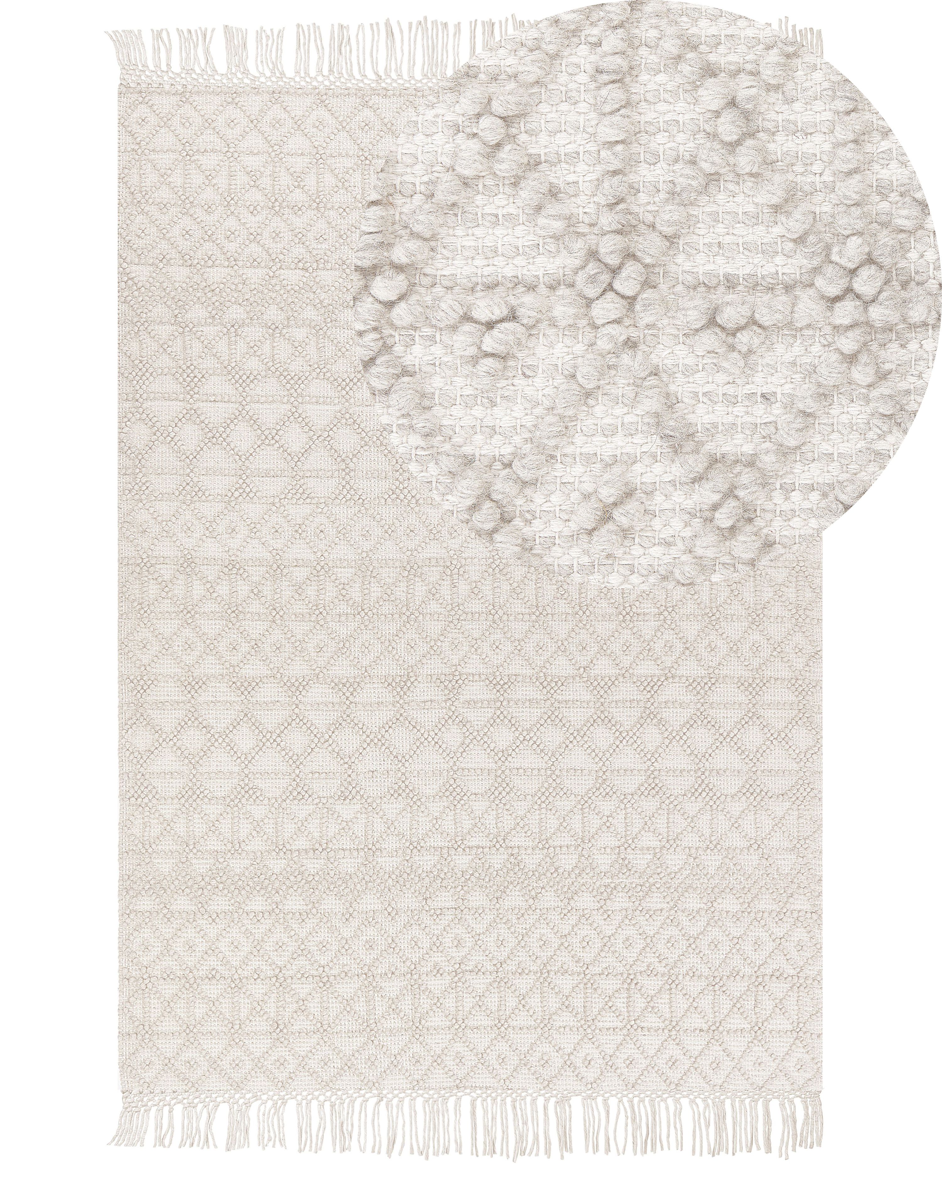 Rug ALUCRA Light Beige 160 x 230 cm Wool