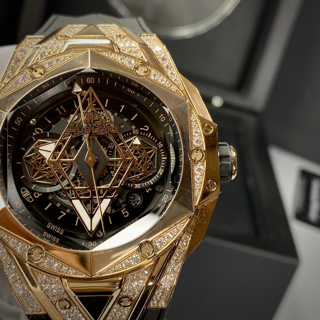 Hublot Fake Watch Big Bang Sang Bleu II King Gold HB Factory 44mm - Top club