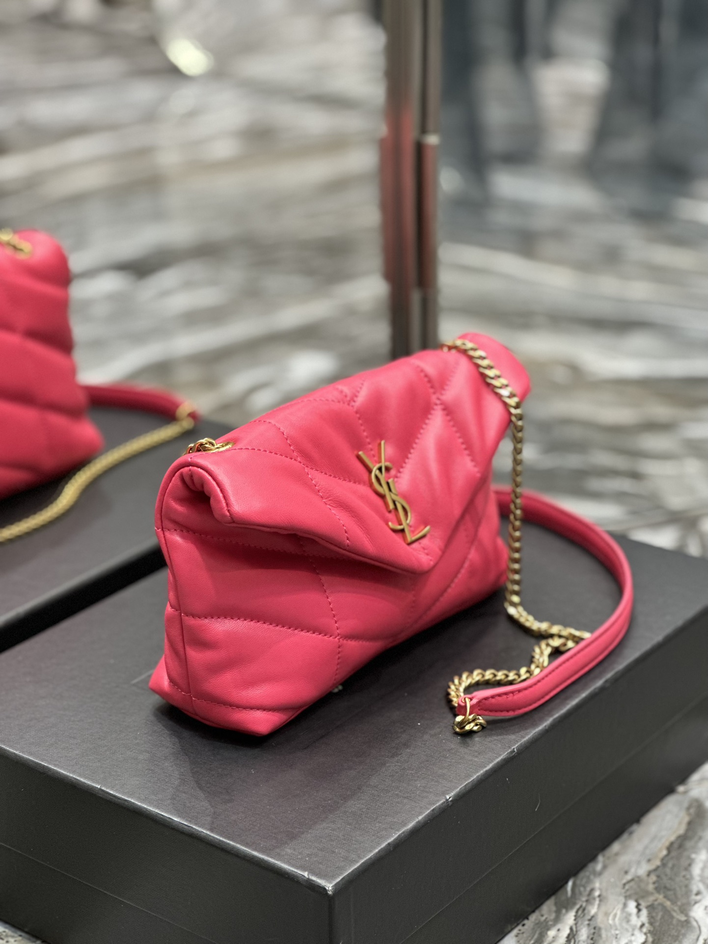 SUNSET MEDIUM TOP HANDLE IN SMOOTH LEATHER1:1High-quality replica