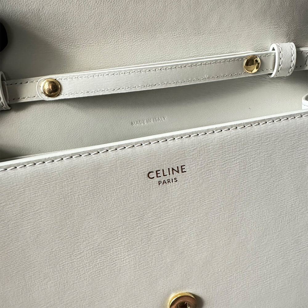 Celine Wallet On Chain Margo in Shiny calfskin Bag1:1High-quality replica