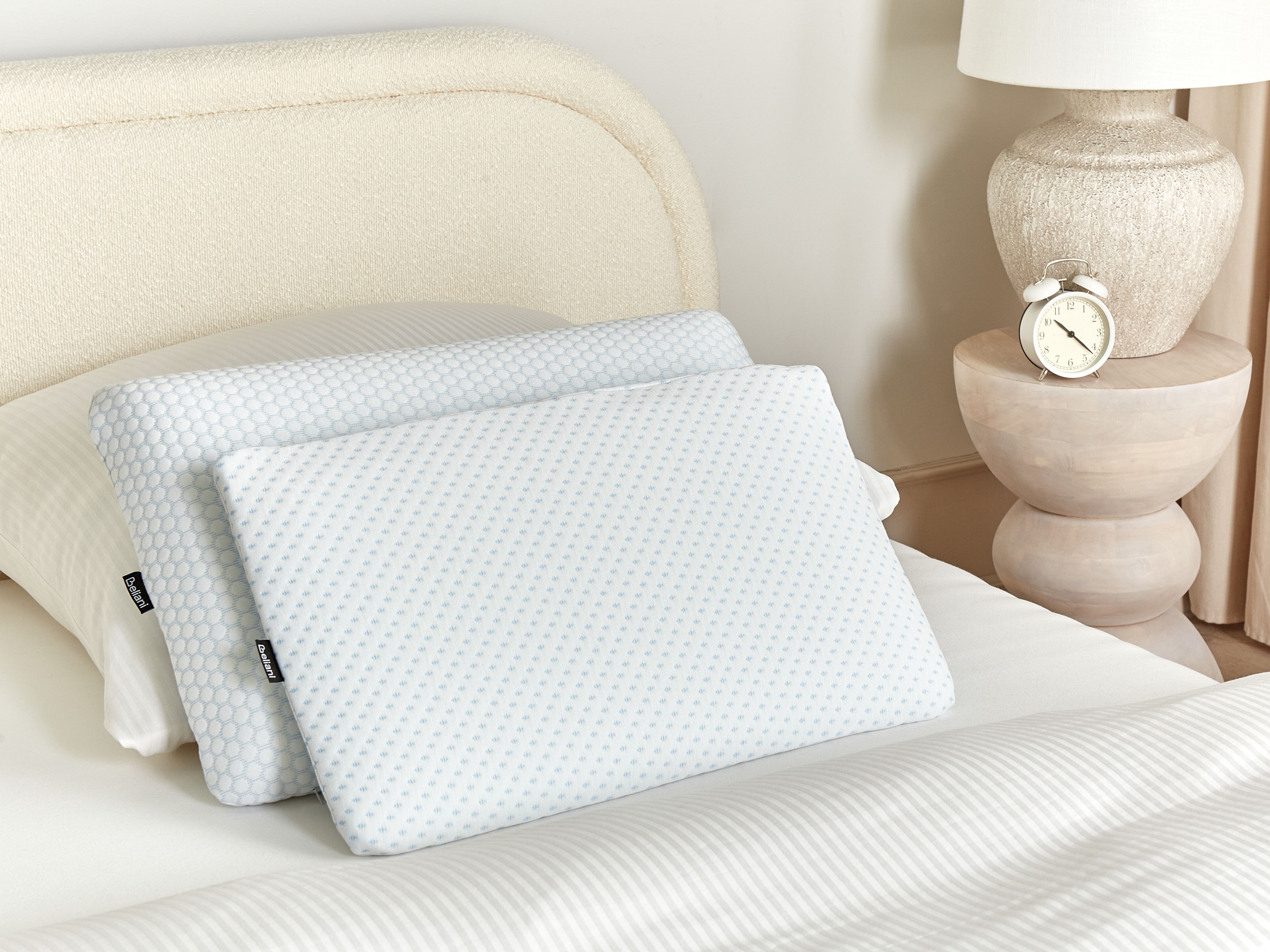 Bed Pillow MUIR Low Memory Foam 55 x 35 cm White