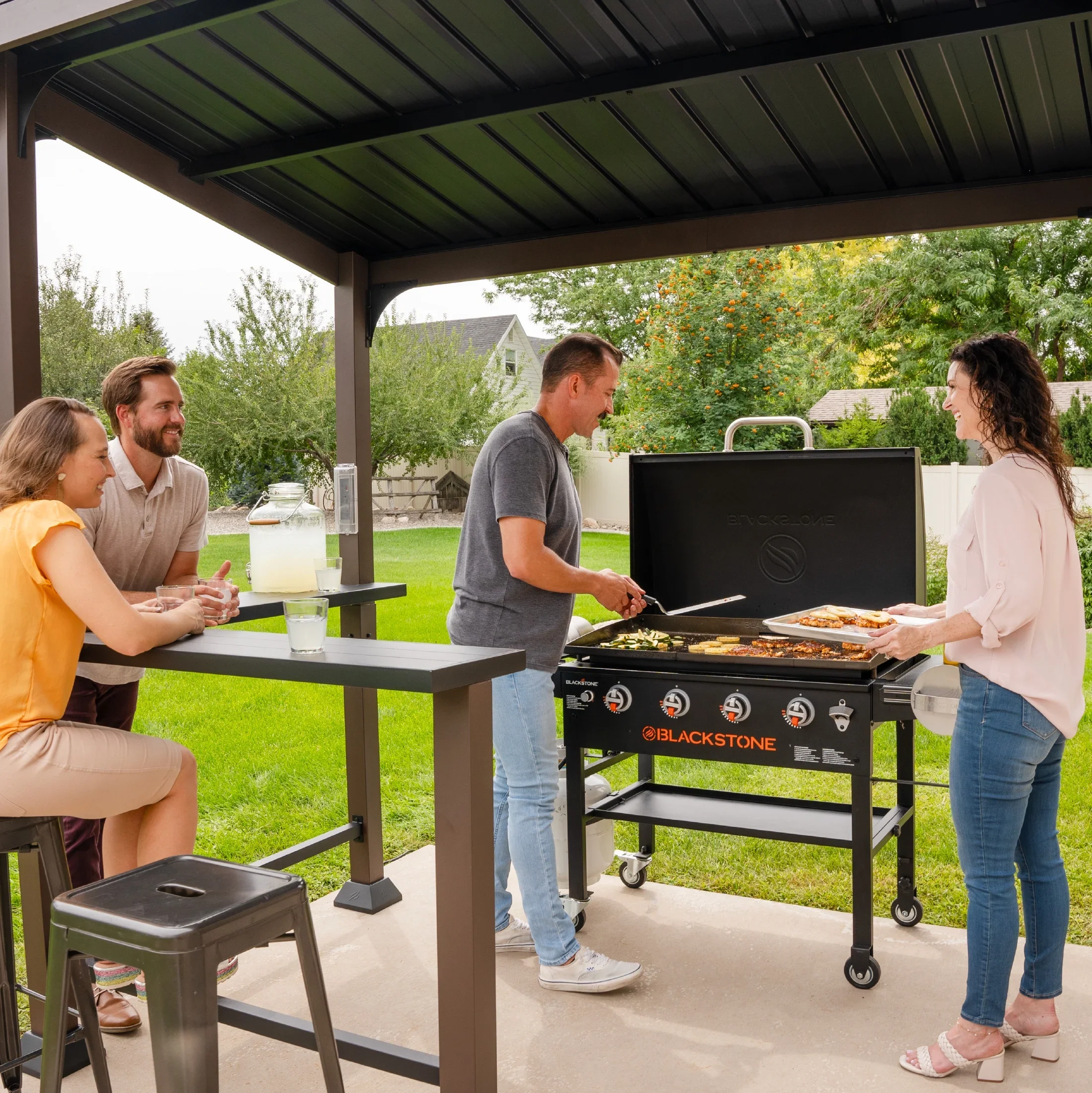 Blackstone Outdoor Griddle/Grill Pavilion, 5' x 8' - 6001 - Image 6 Blackstone Outdoor Griddle/Grill Pavilion, 5' x 8' - 6001 - Image 6